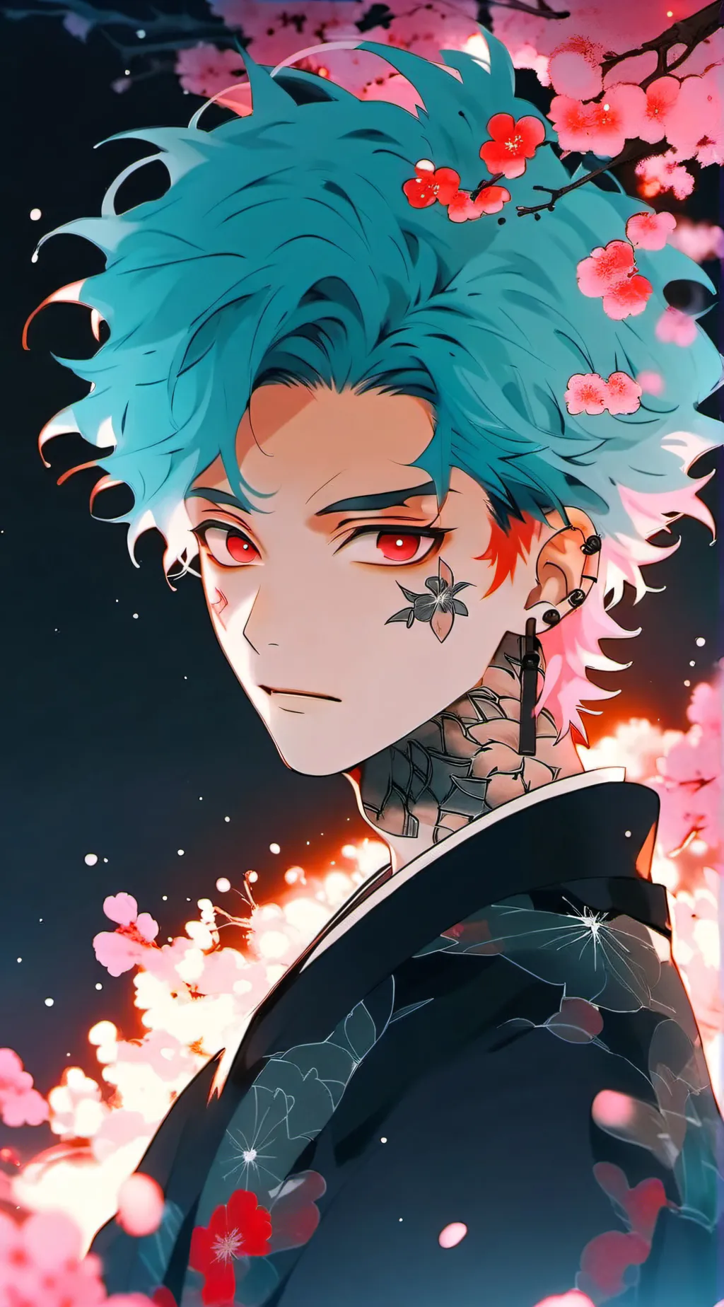 ai character: Ryomen sukuna background