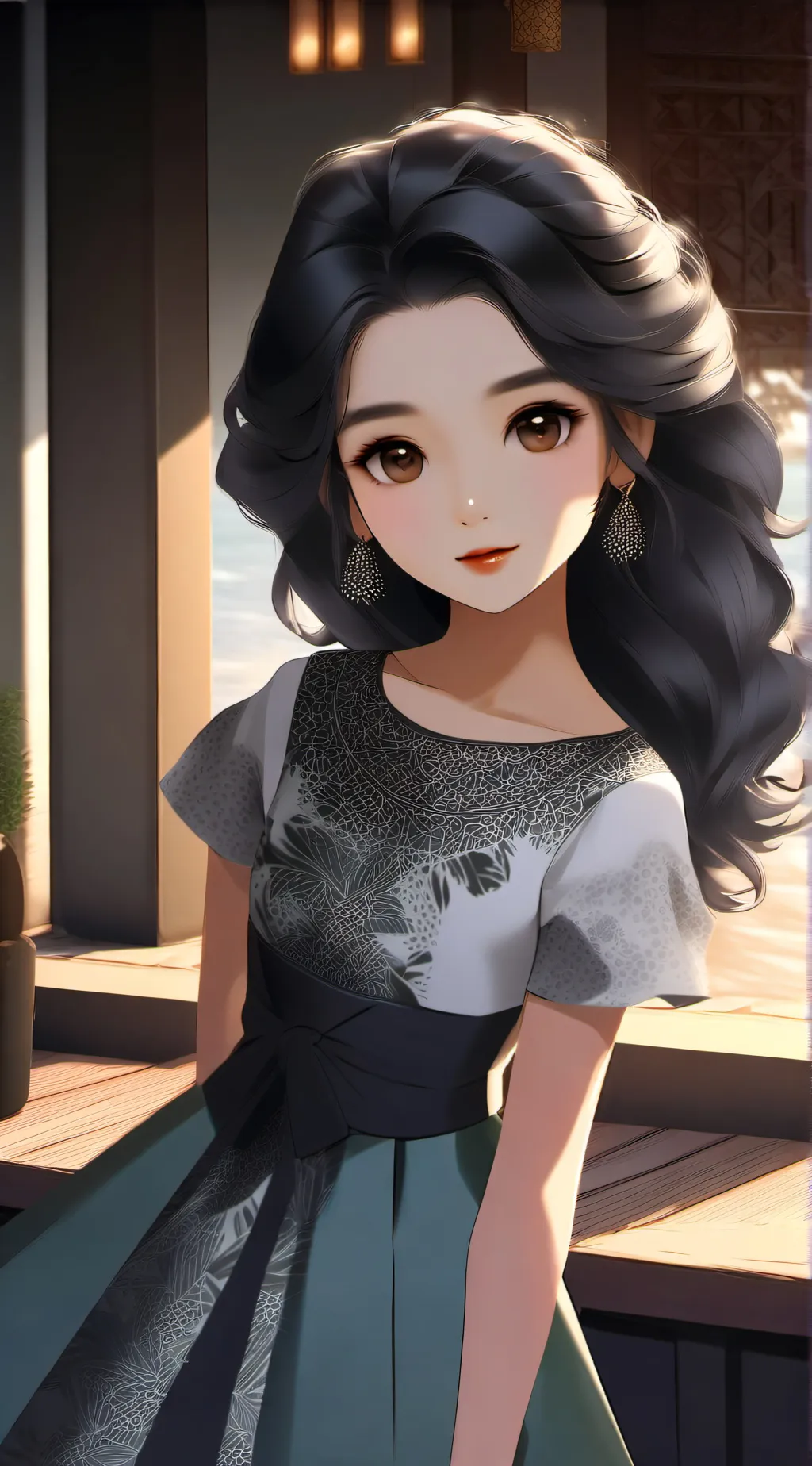 ai character: My crush background
