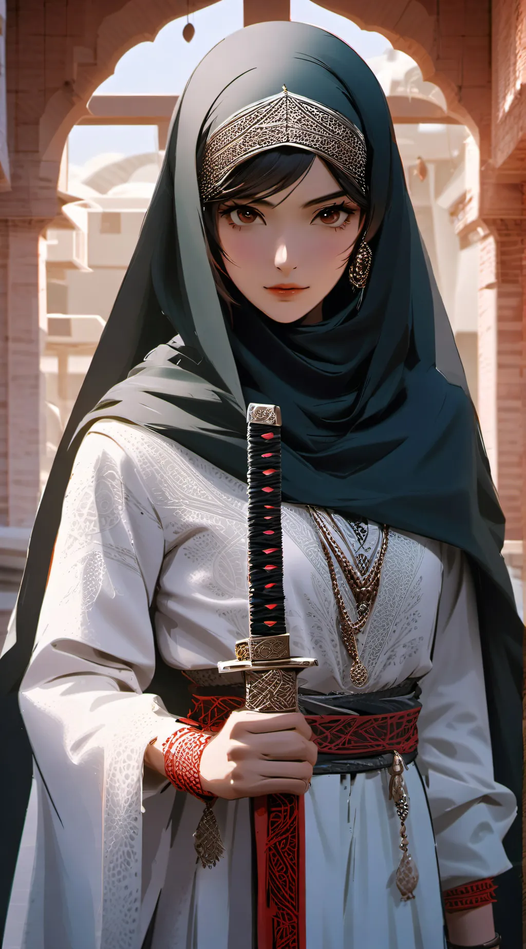 ai character: Abiyah zena background