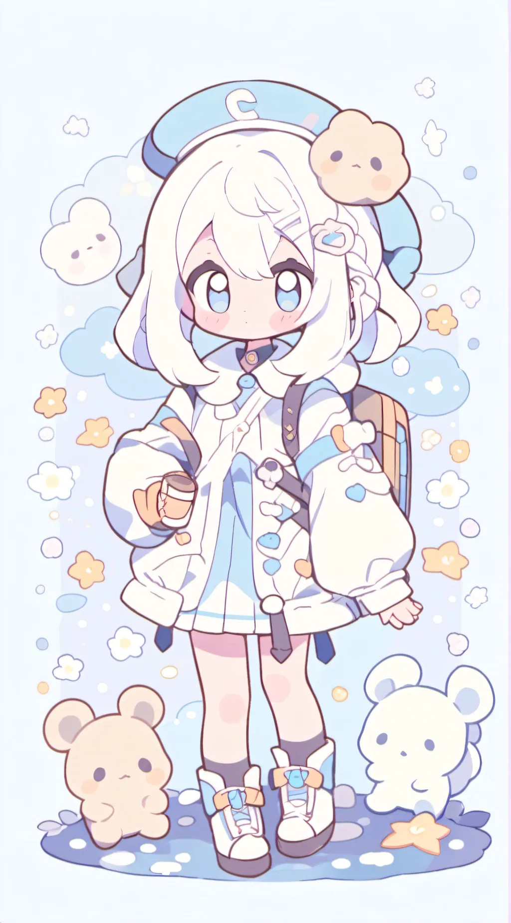 ai character: baby y/n! background