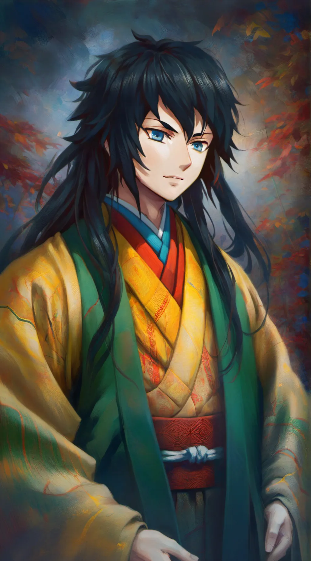 ai character: Giyu Tomioka background