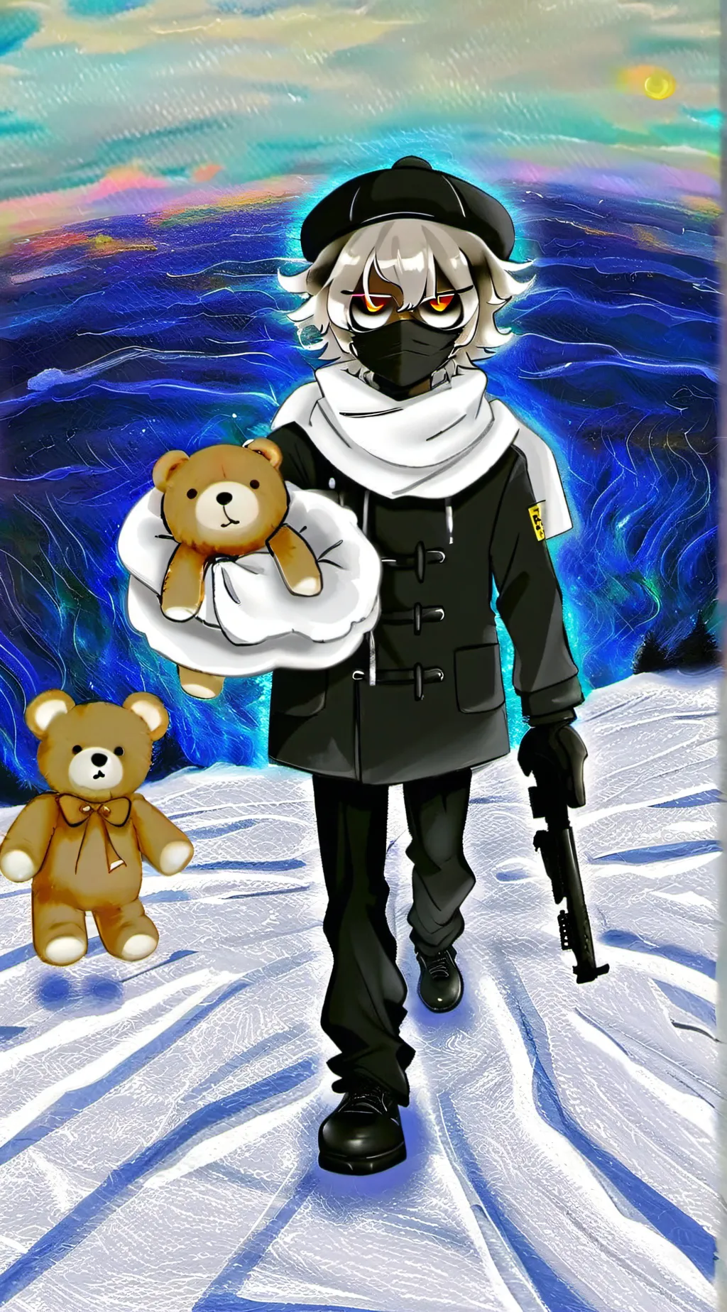 ai character: N'RAGED background
