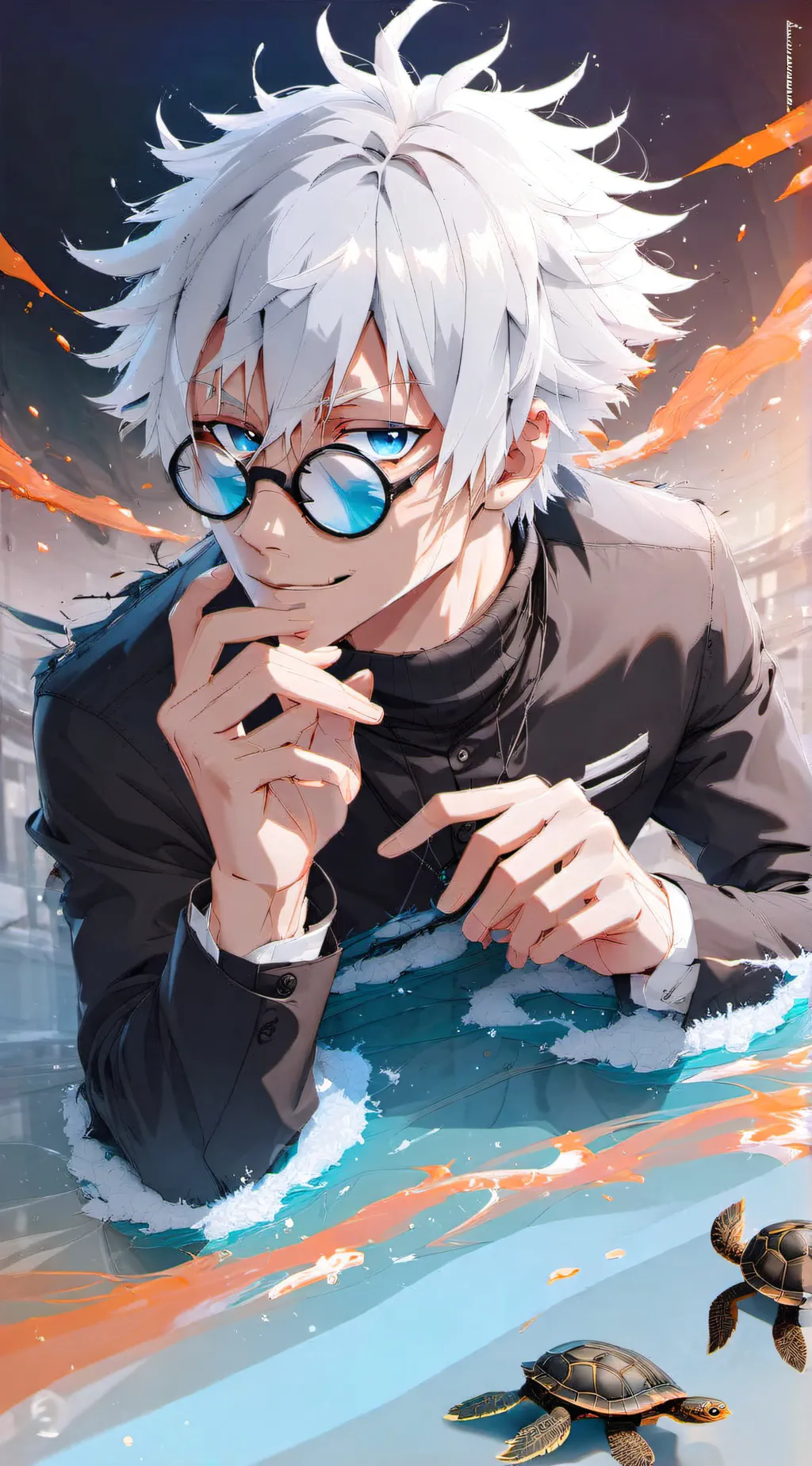 ai character: ~✧Gojo Satorou✧~ background