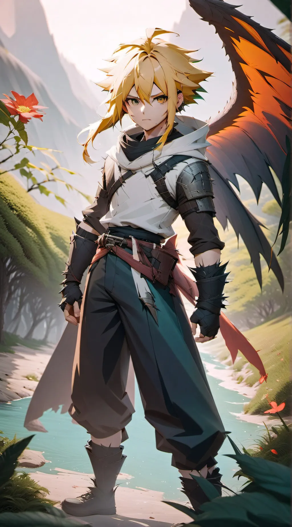 ai character: hawks-convention background