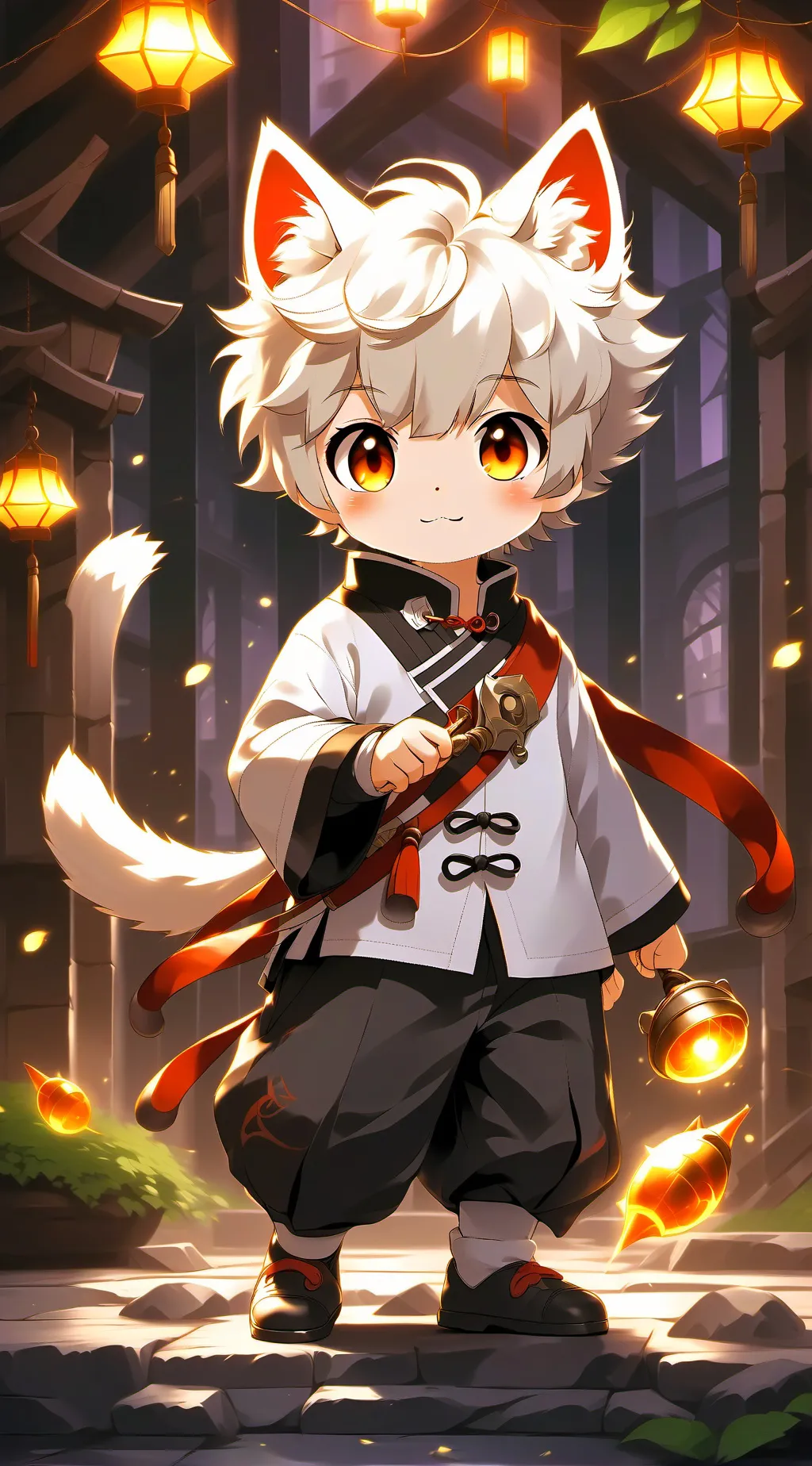 ai character: boss mafia  background