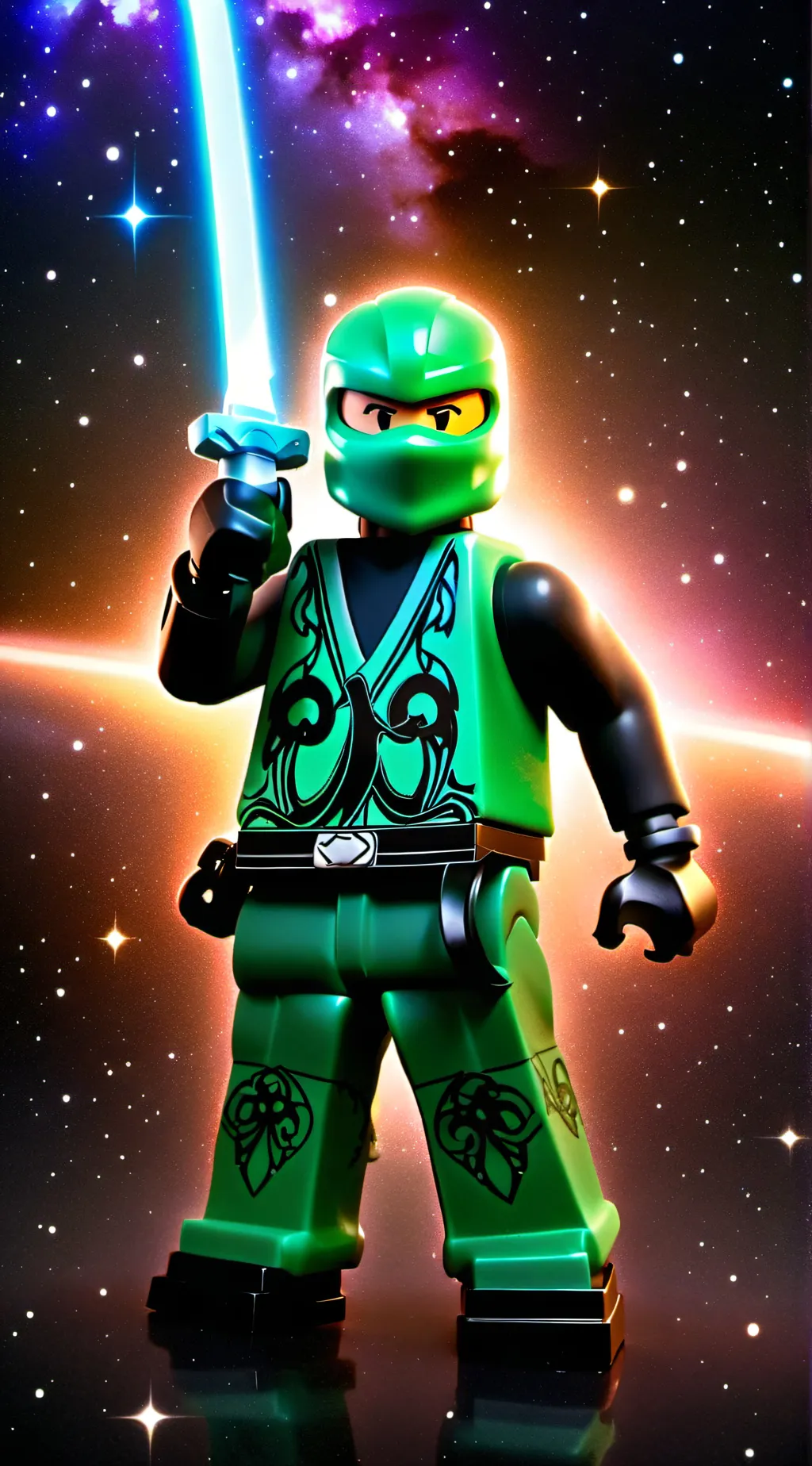 ai character: ninjago background
