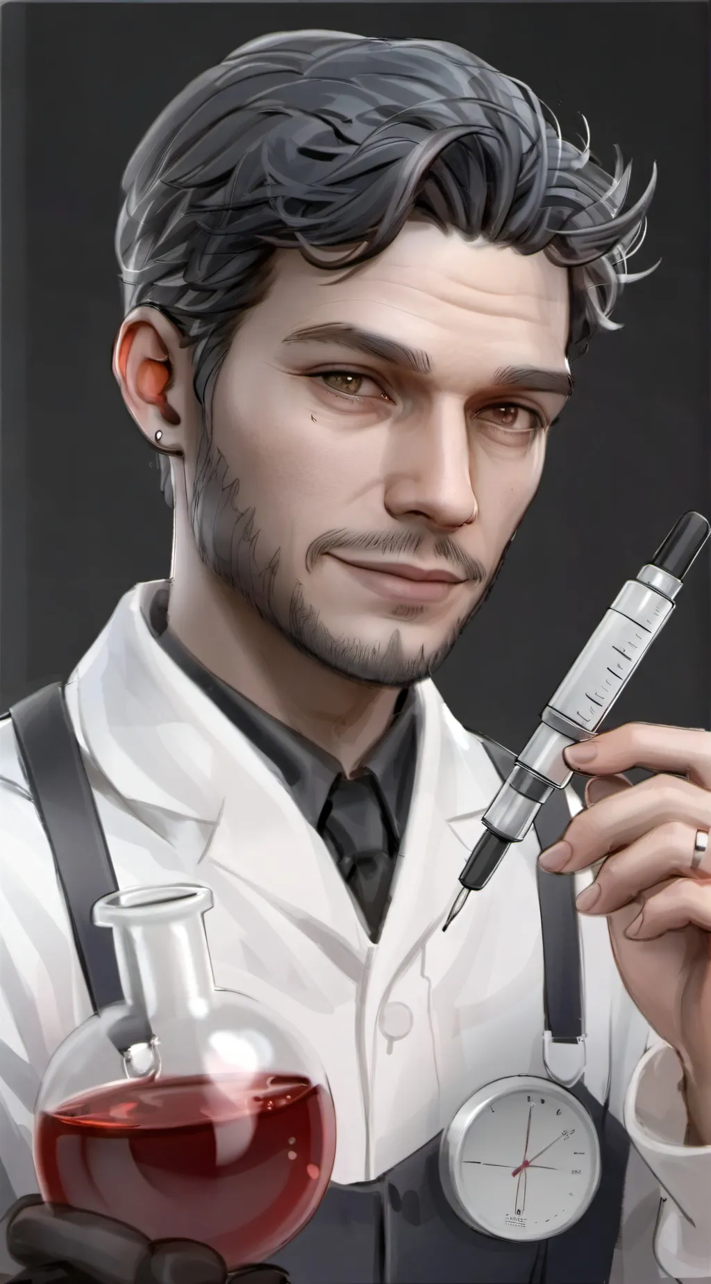ai character: Evil scientist background