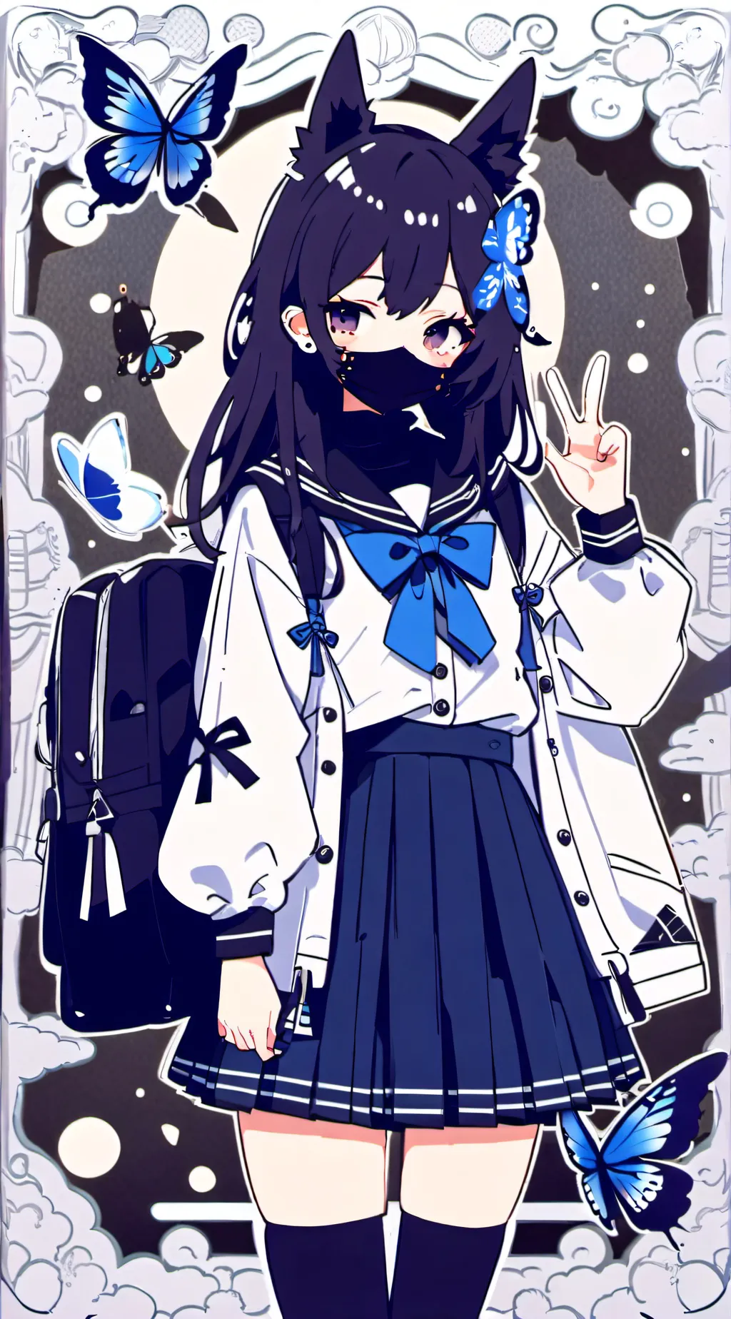 ai character: Lilly background