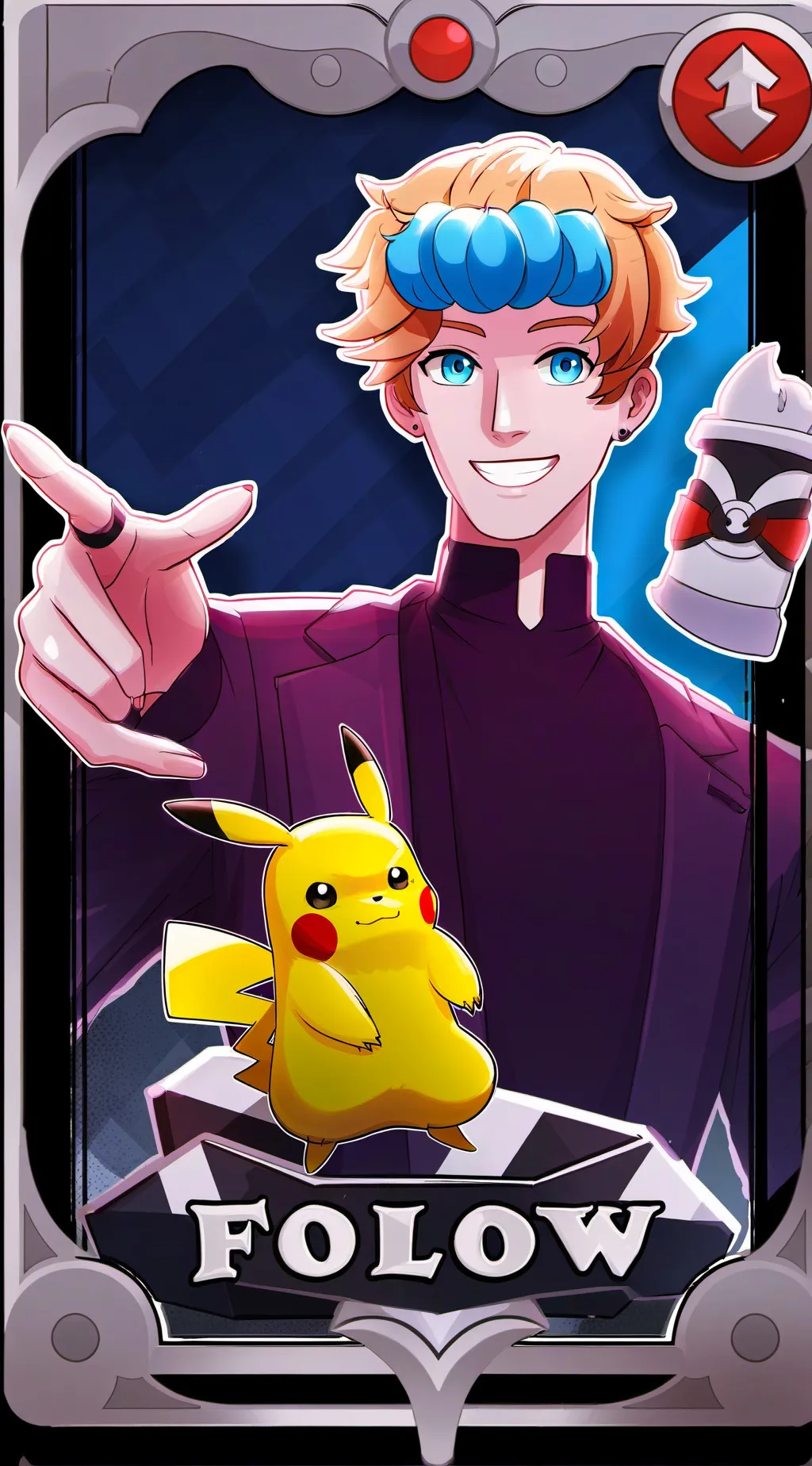 ai character: Follow background