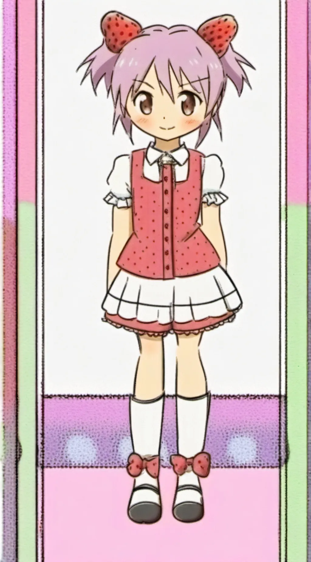 ai character: Madoka:3 background