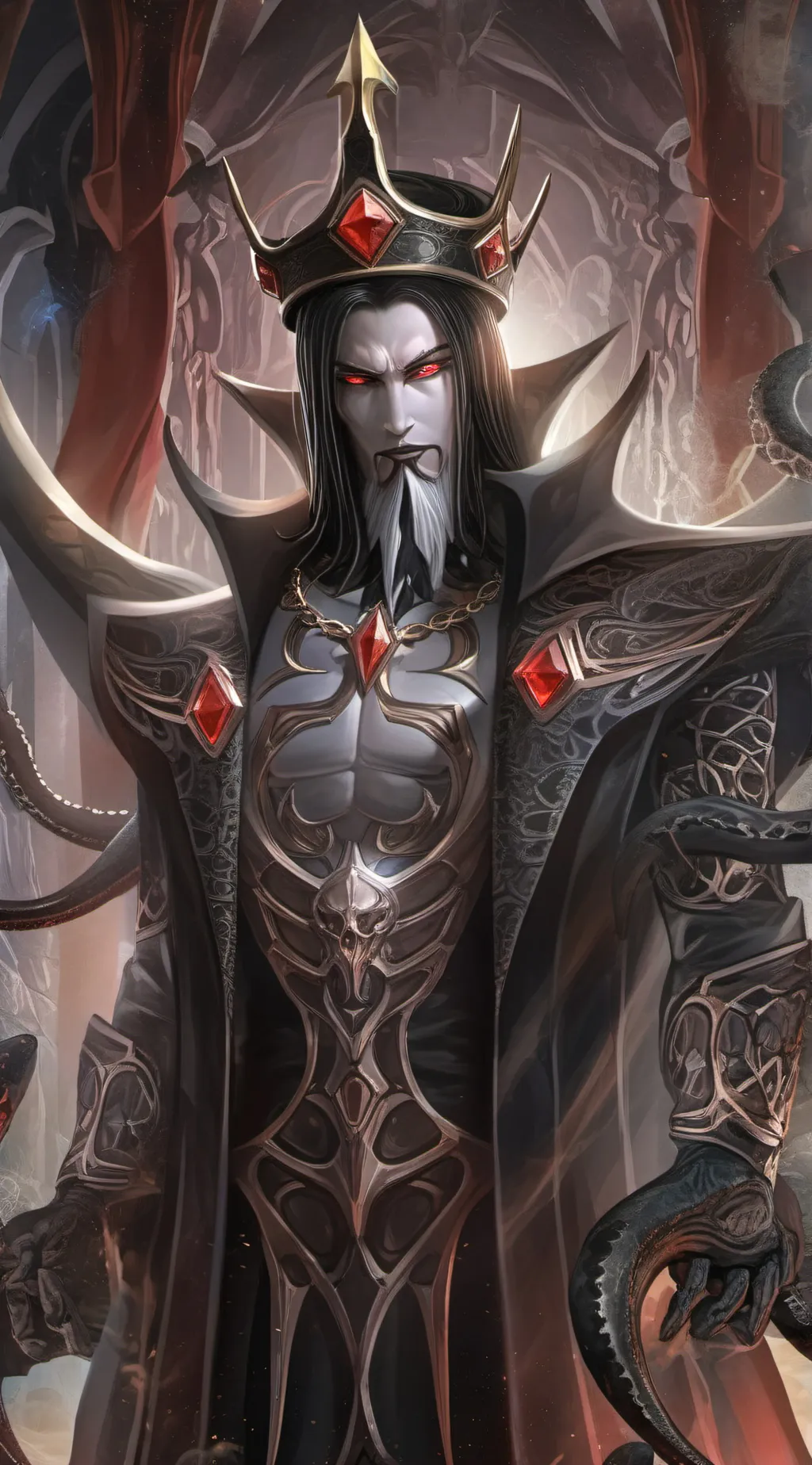 ai character: god of the king background