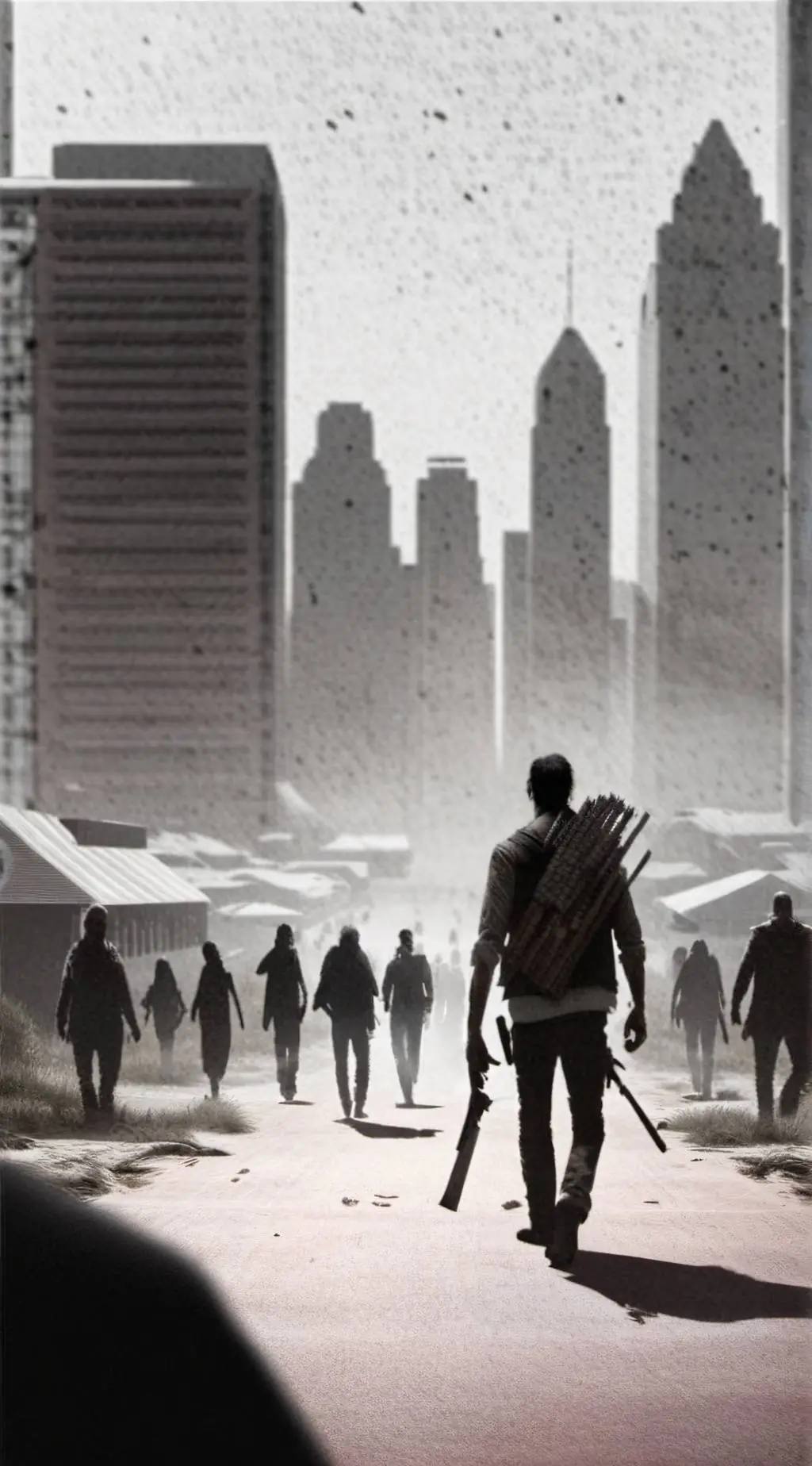 ai character: The Walking Dead  background