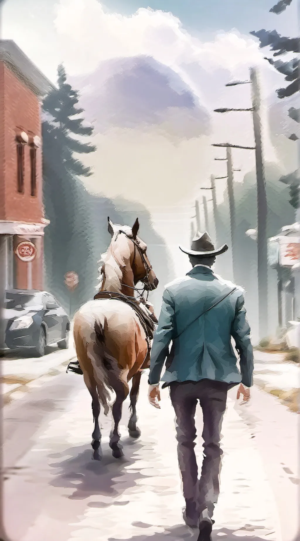 ai character: The Walking Dead background