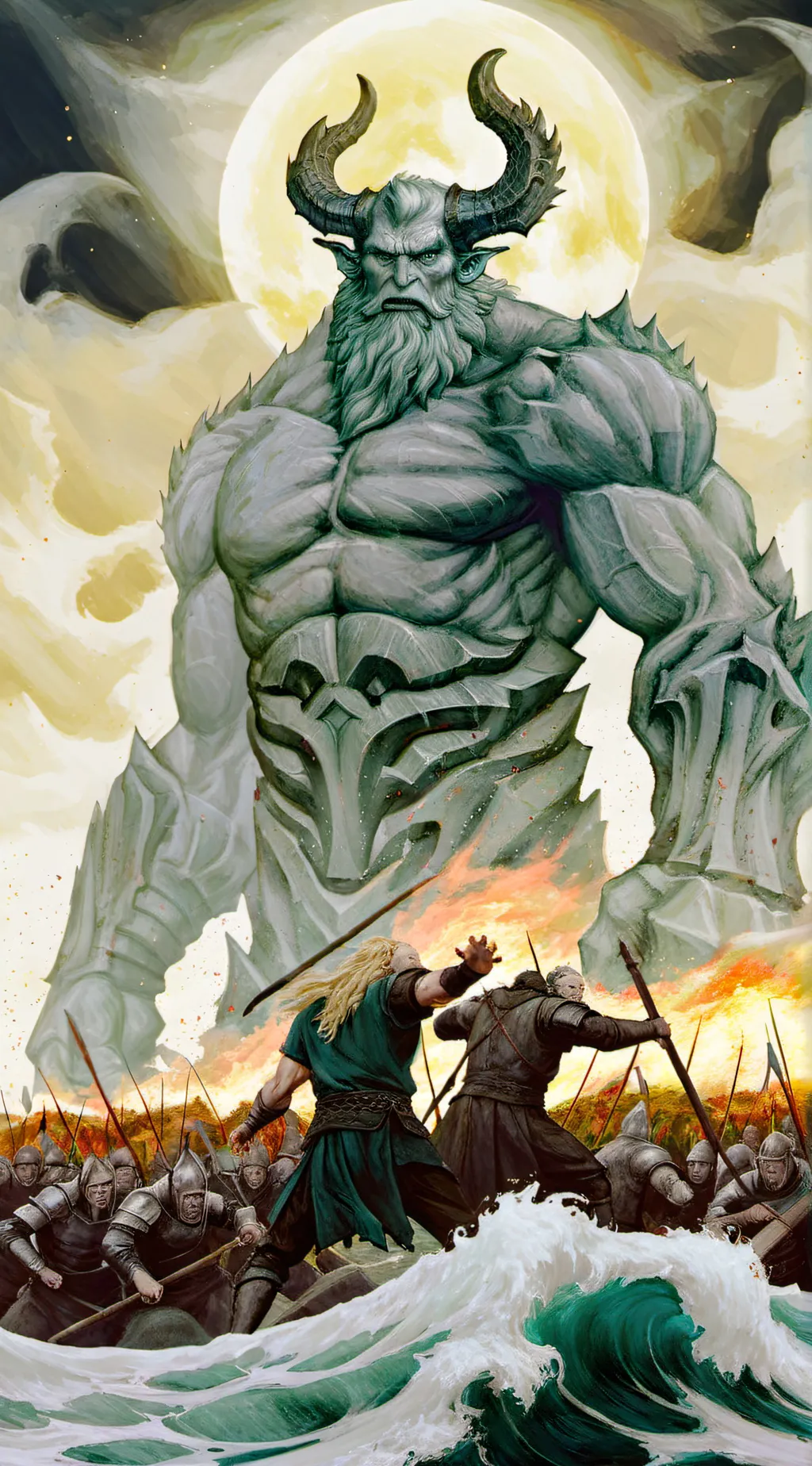 ai character: Ragnarök  background