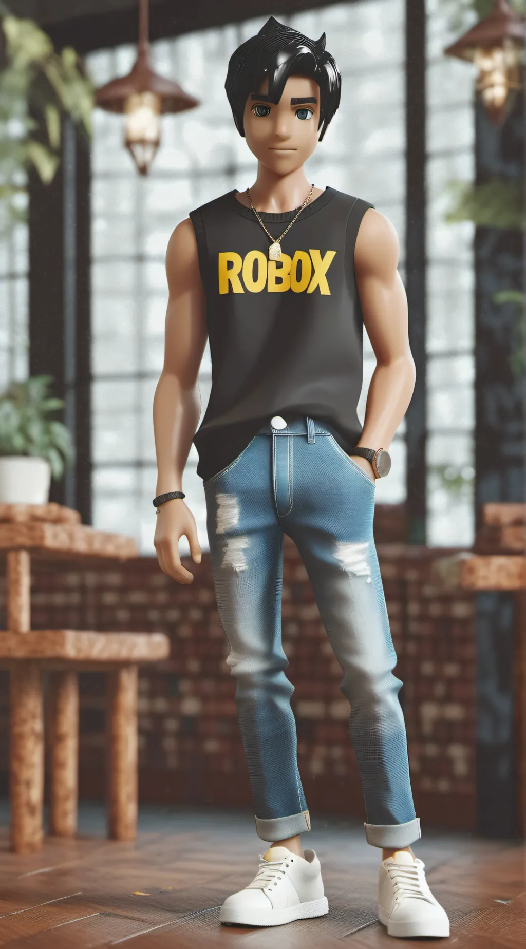 ai character: DENNY background