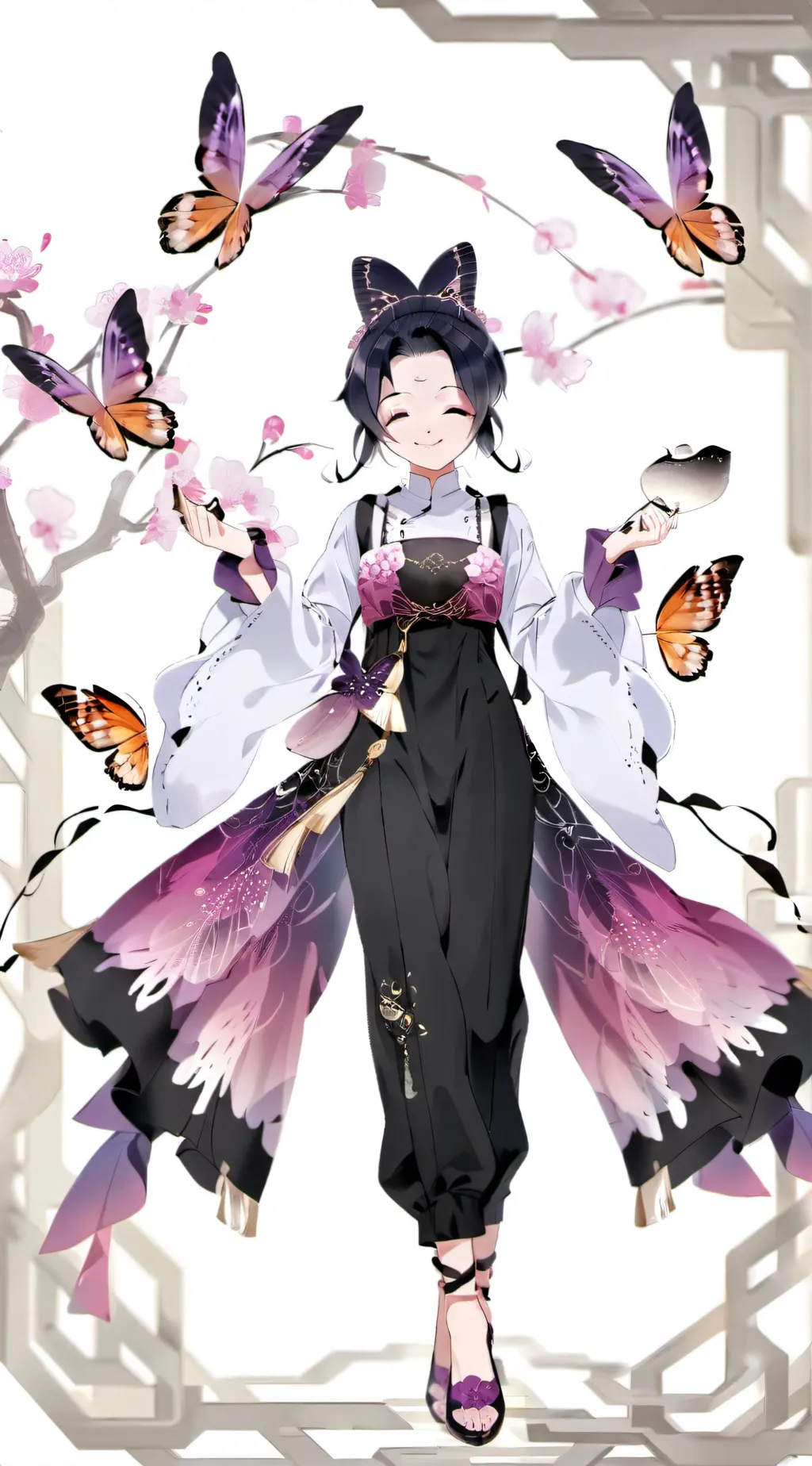 ai character: Mha grannys home background