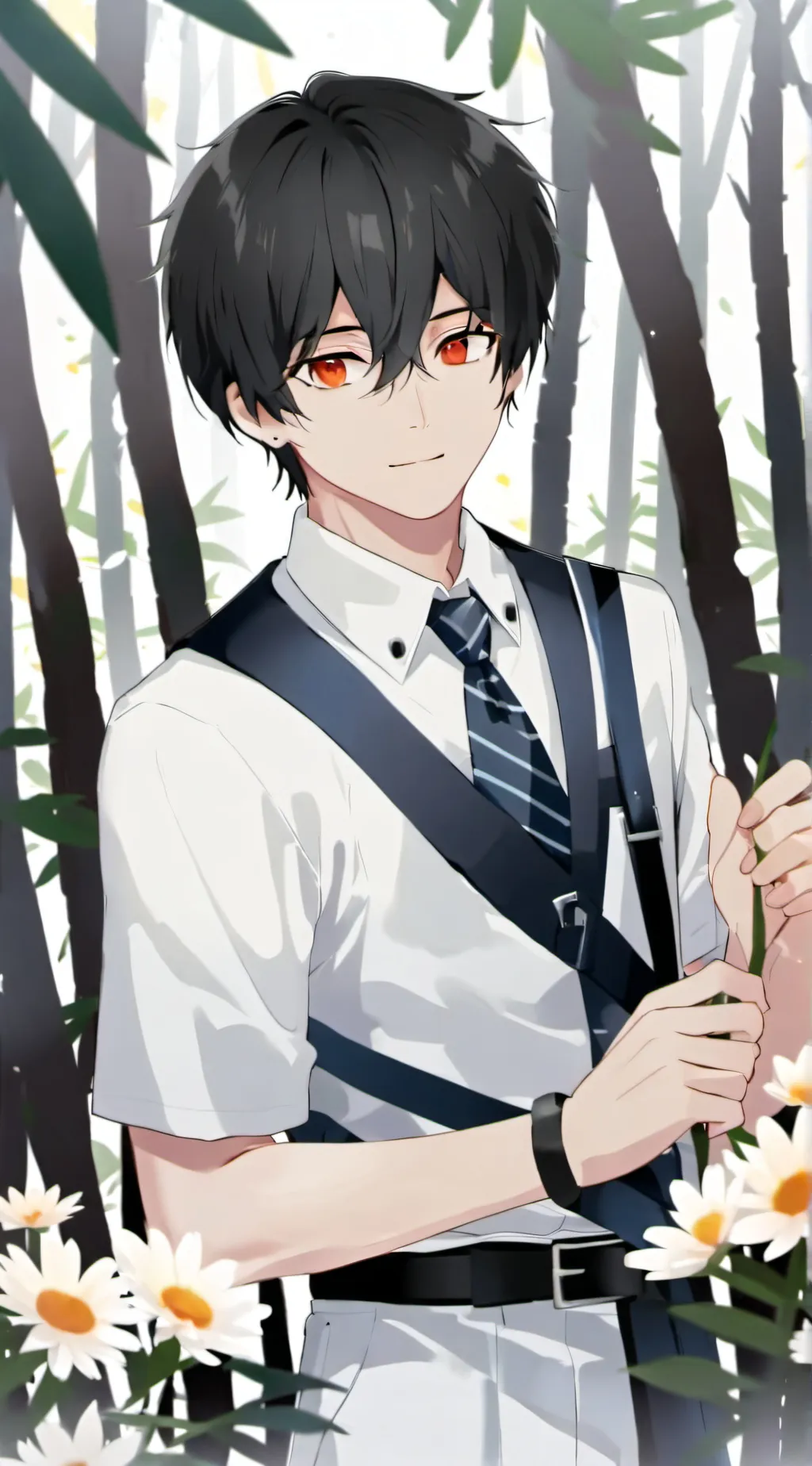 ai character: ♤Xavier♤ background