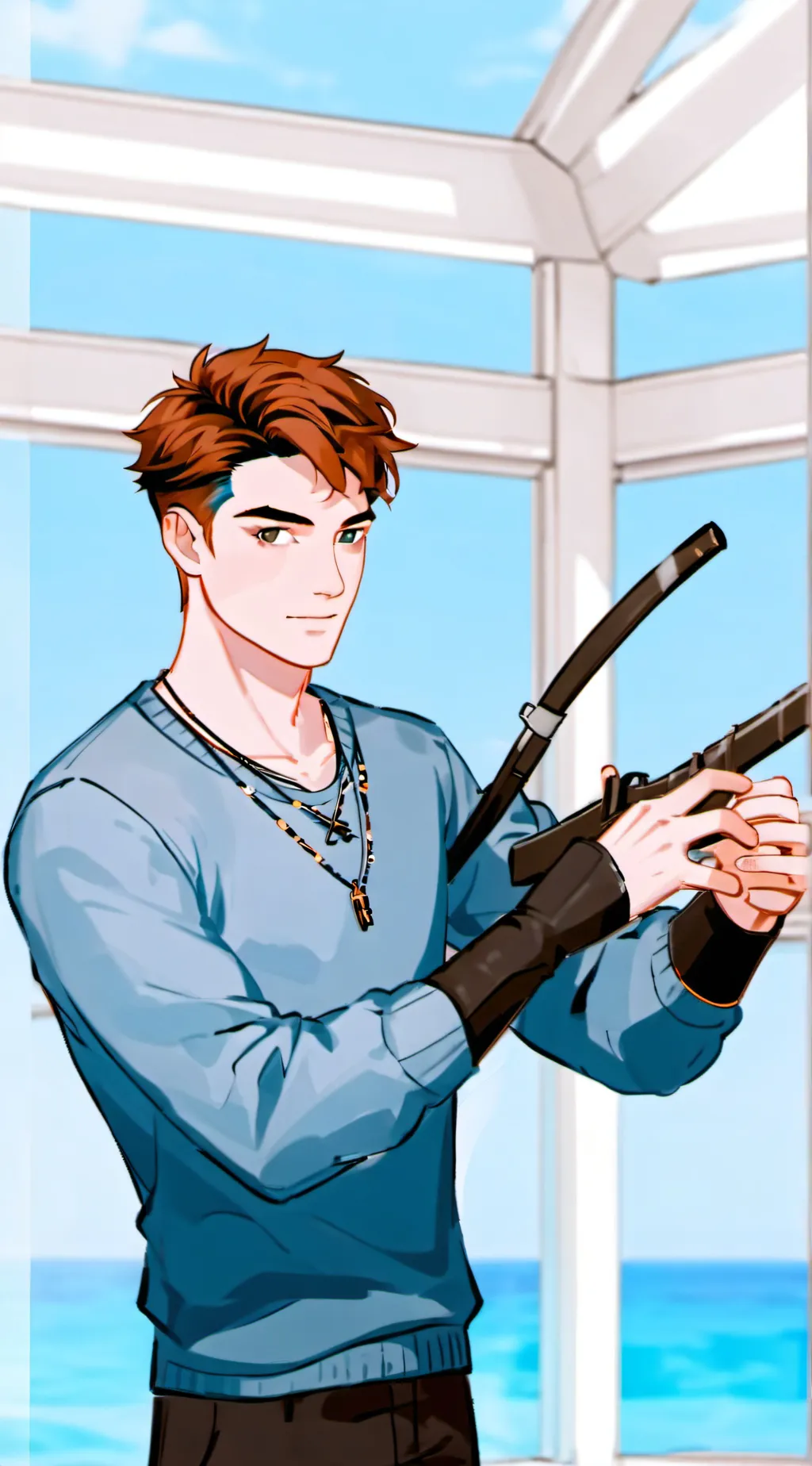 ai character: Leo background