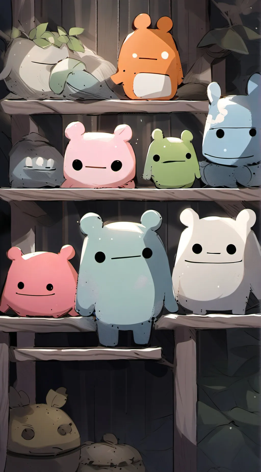 ai character: Ugly Dolls ! background