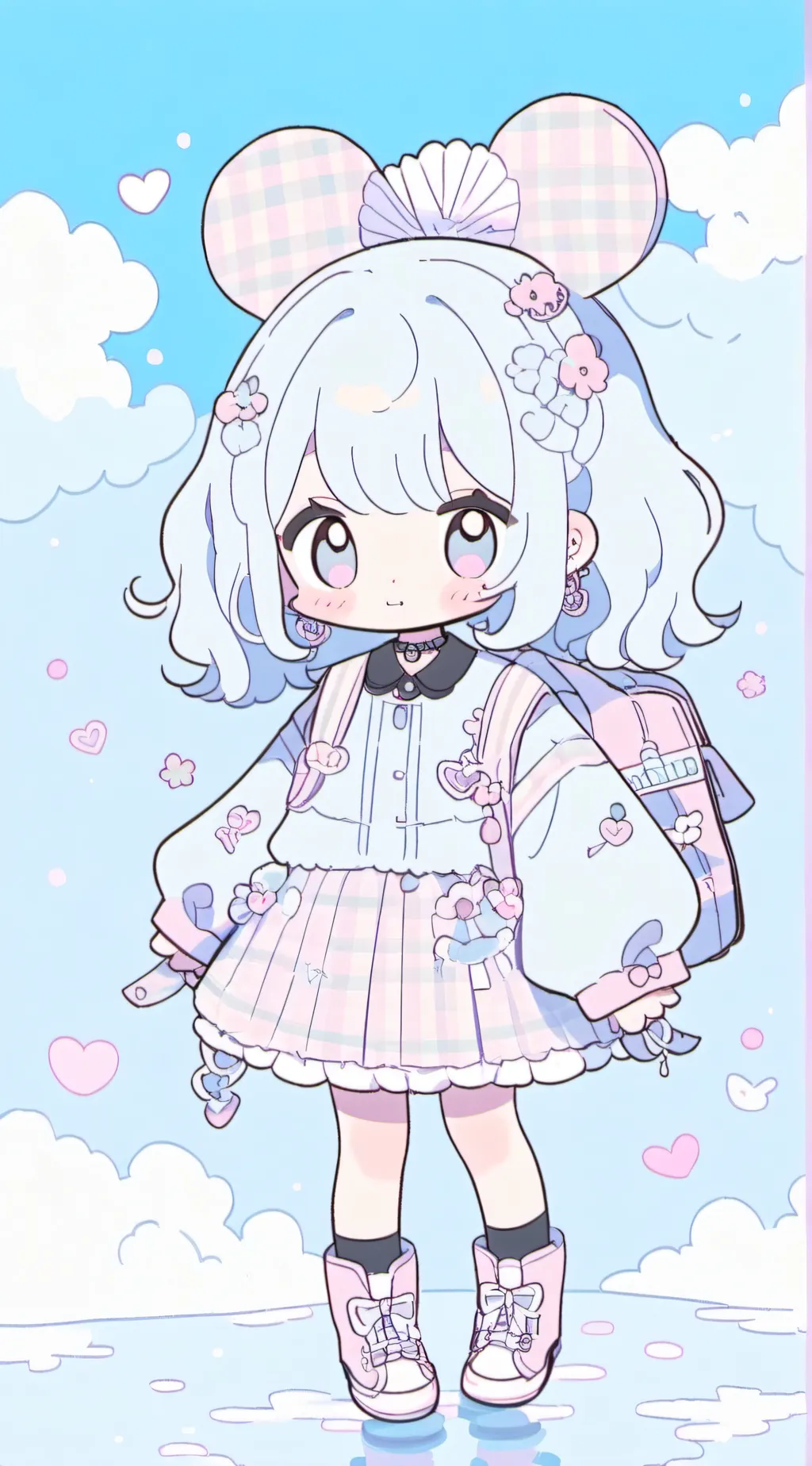 ai character: Stay if your ugly background