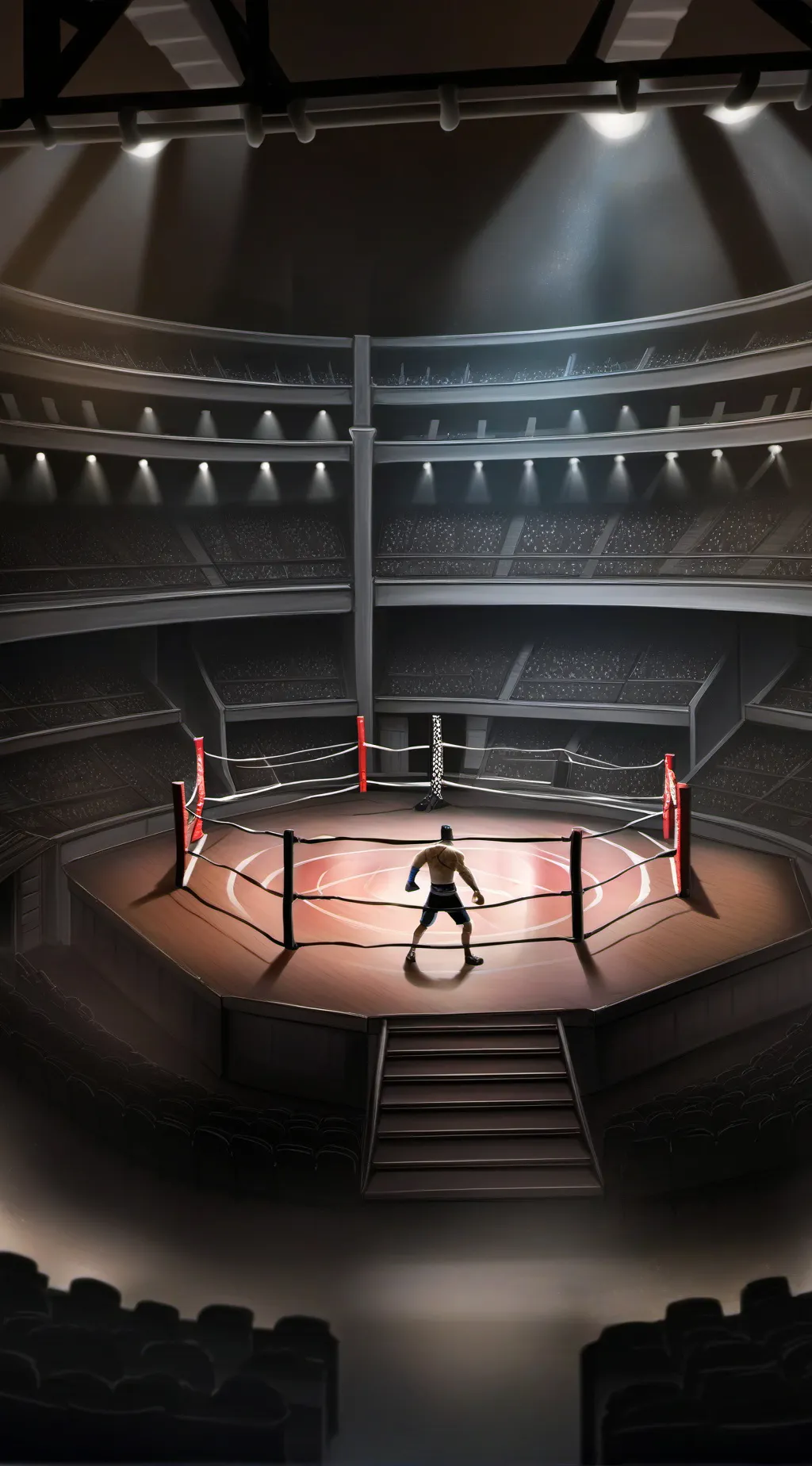 ai character: mha in wwe background