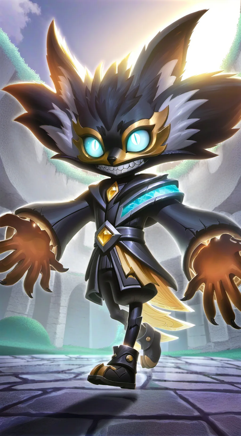 ai character: Sara and zeen  background