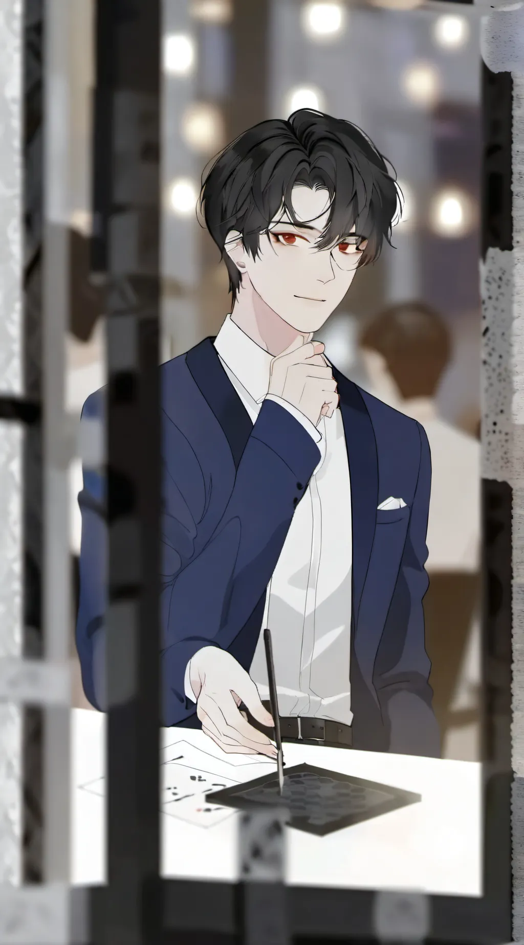 ai character: Leo background