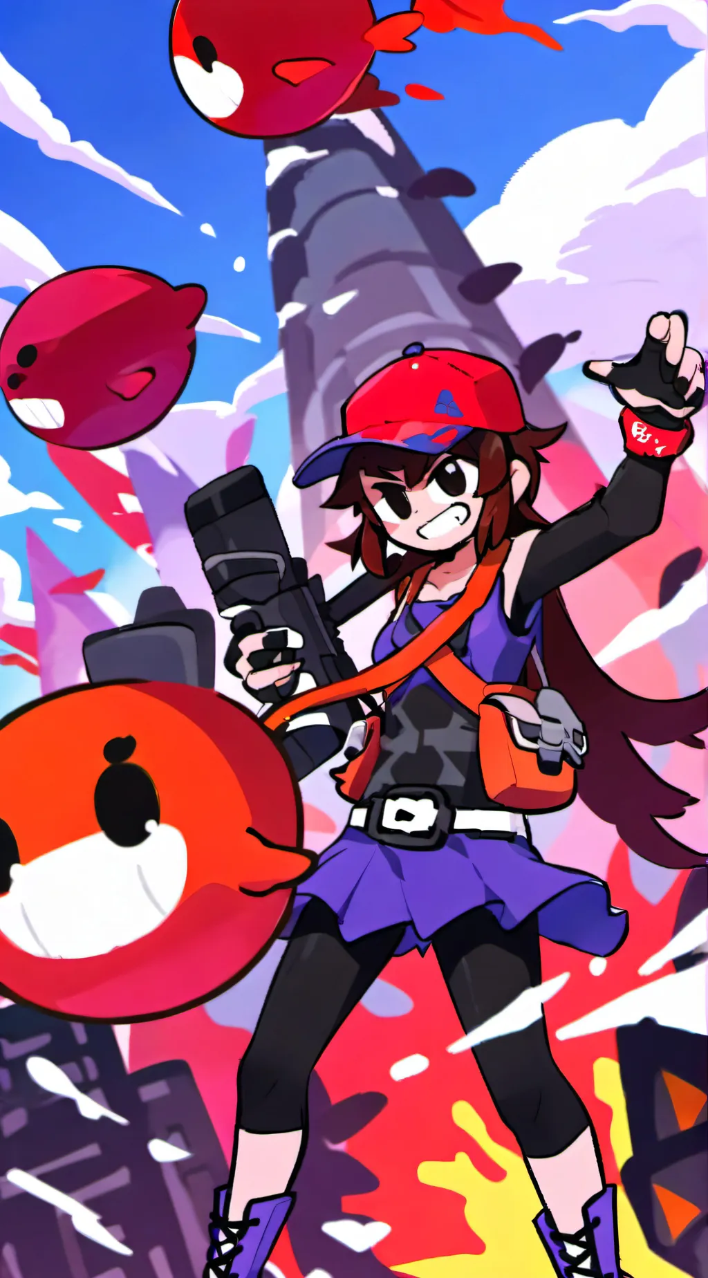 ai character: fnf family chaos background