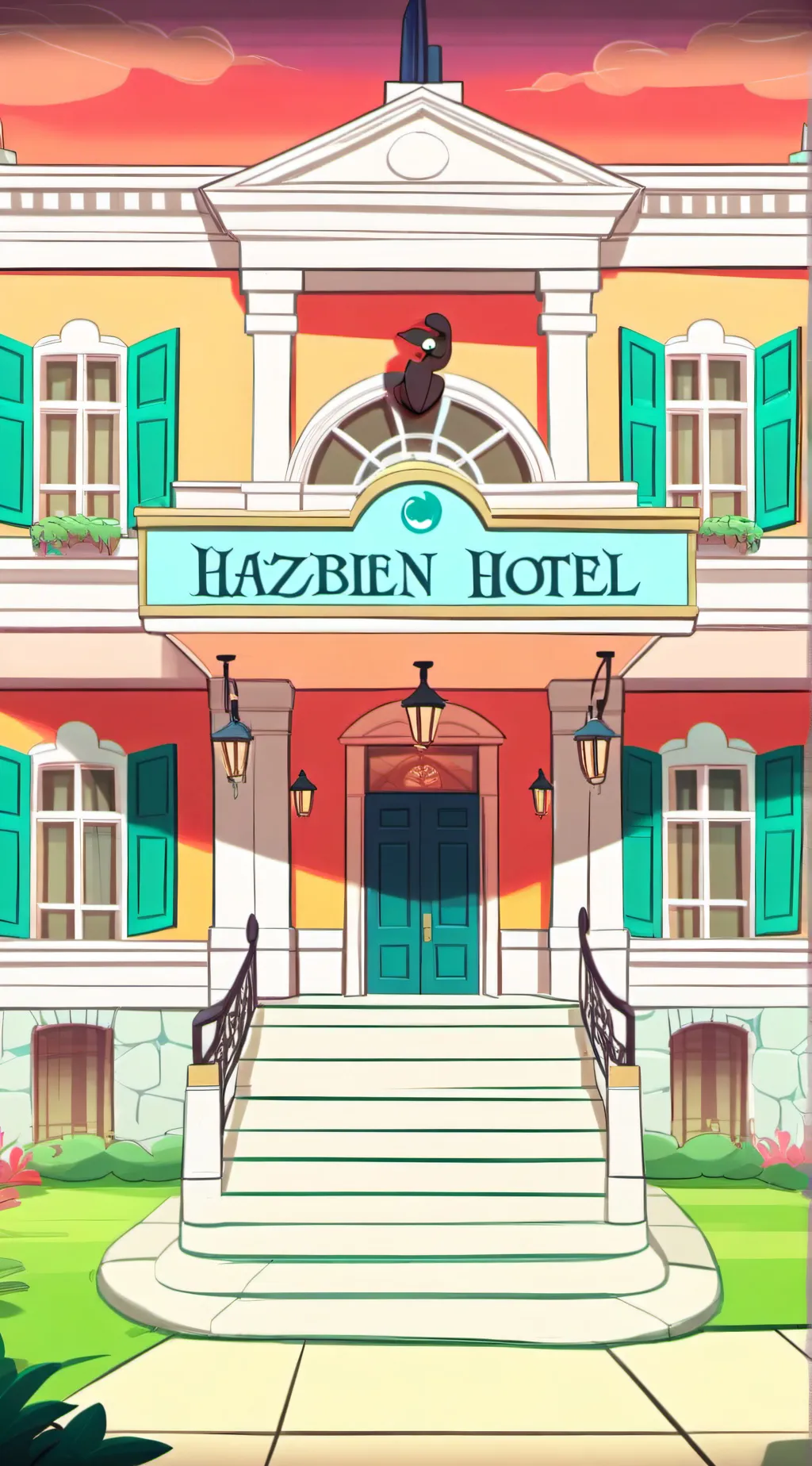 ai character: Hazbin Hotel(Ep 7) background