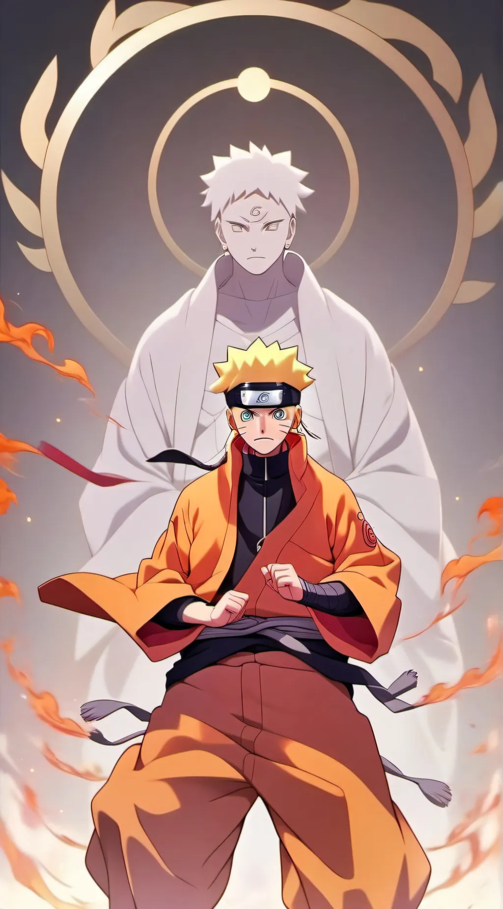 ai character: Naruto Uzumaki background