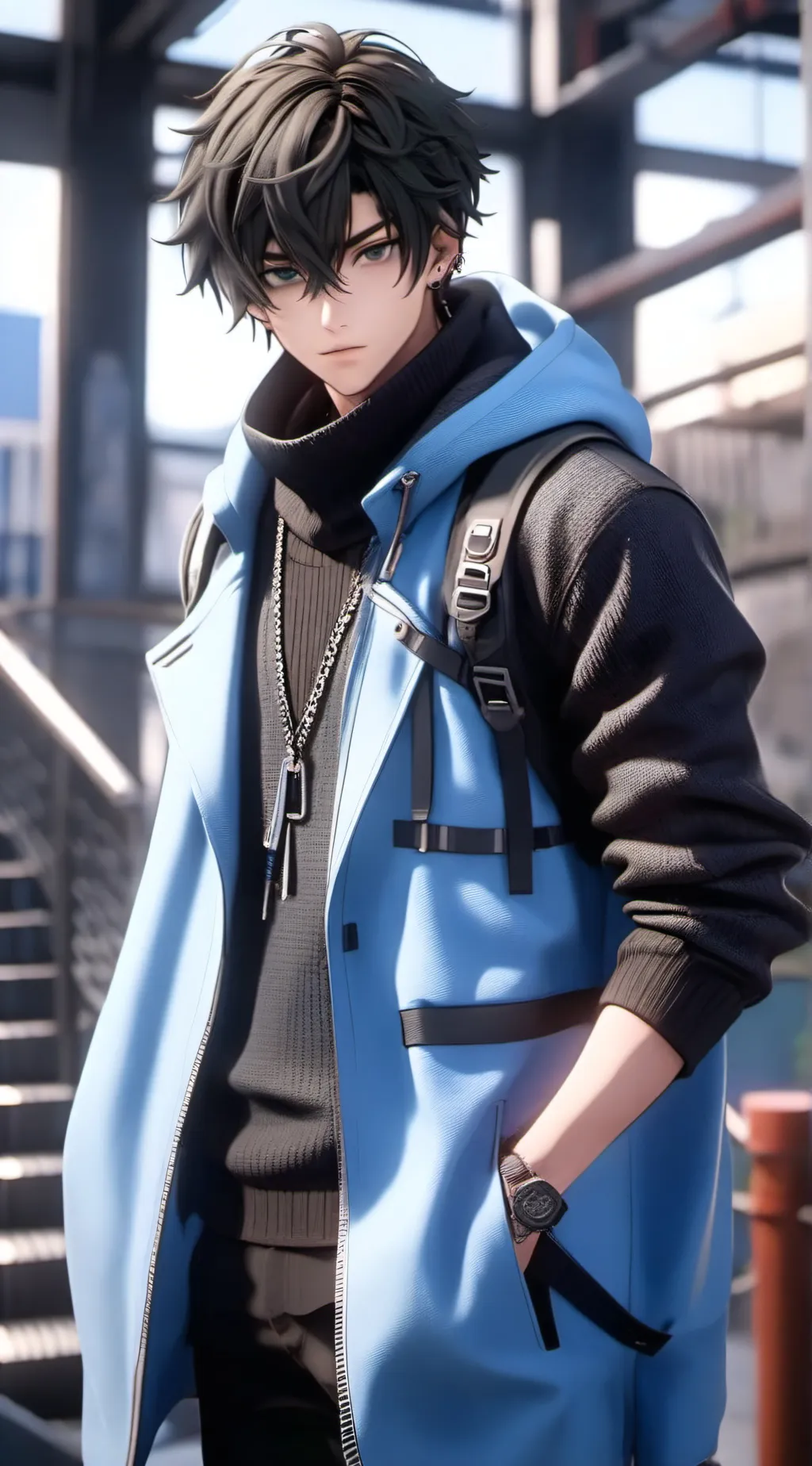 ai character: Max background