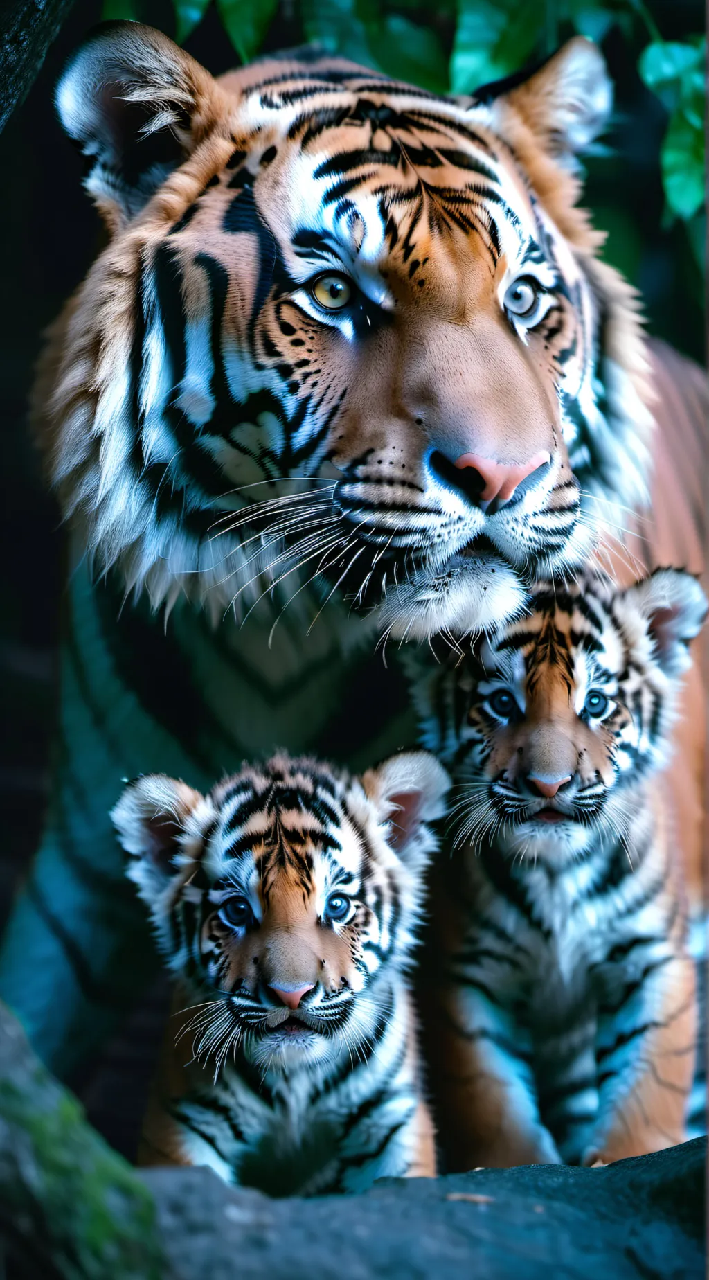 ai character: tiger family  background