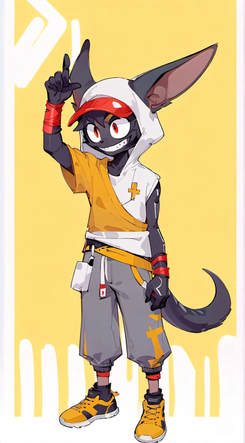 ai character: Mighty armadillo background