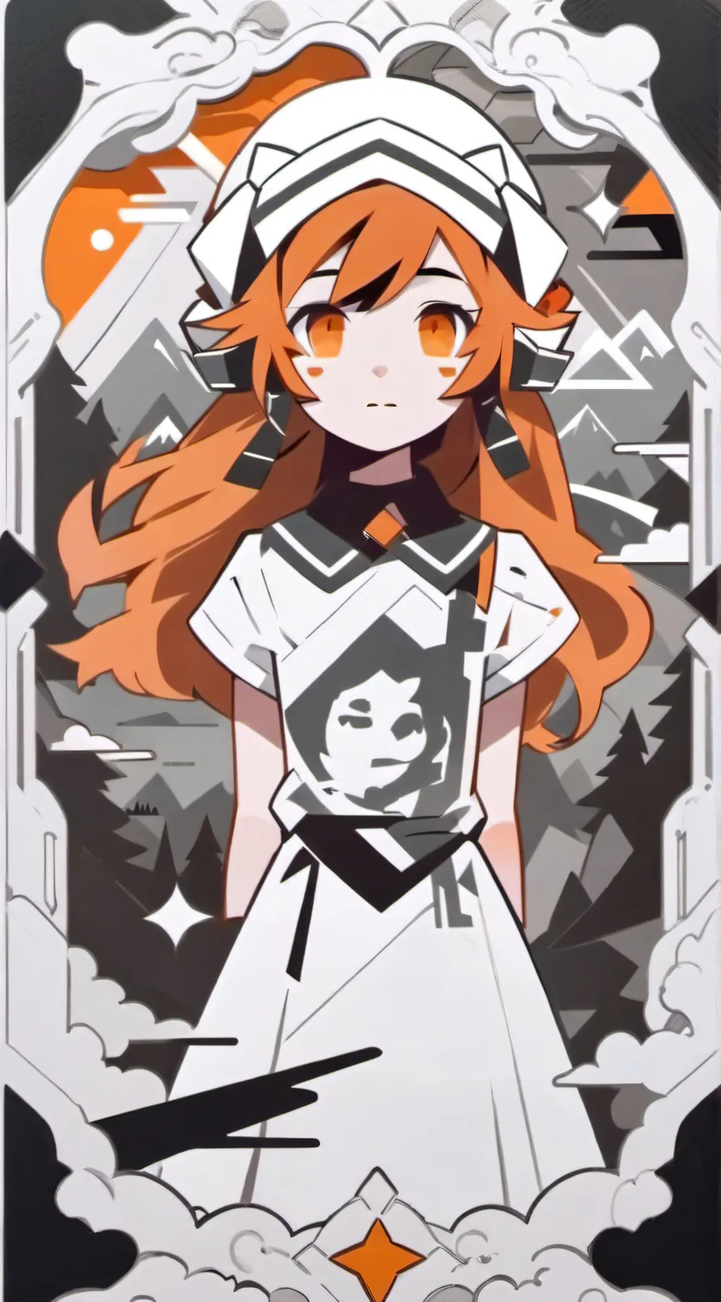 ai character: Fen (Past AU) background