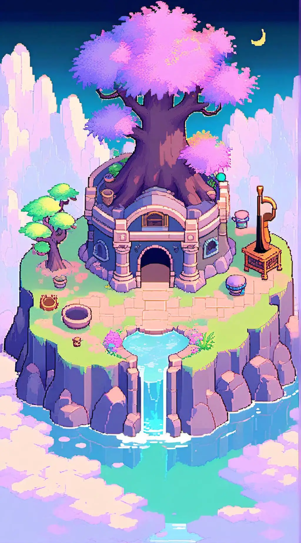 ai character: Magical Sanctum  background