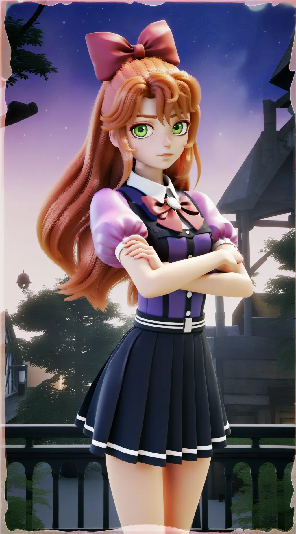 ai character: Elizabeth Afton background