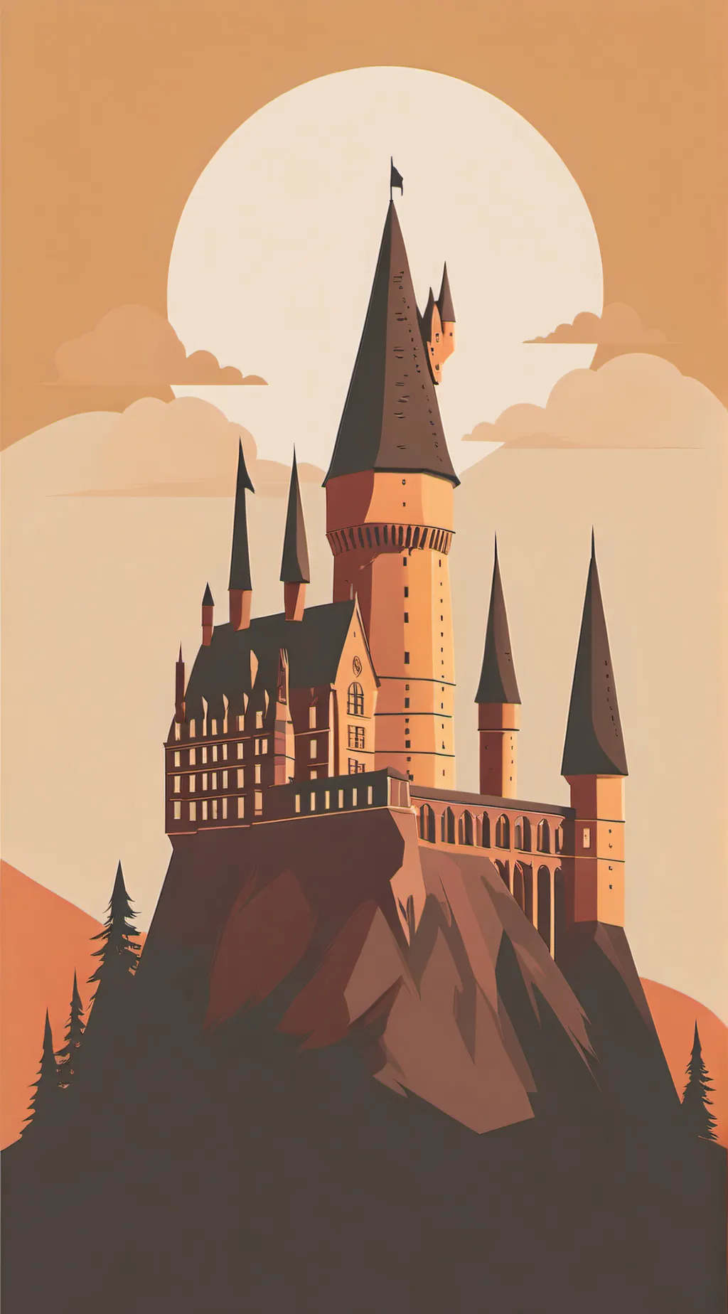 ai character: Hogwarts background