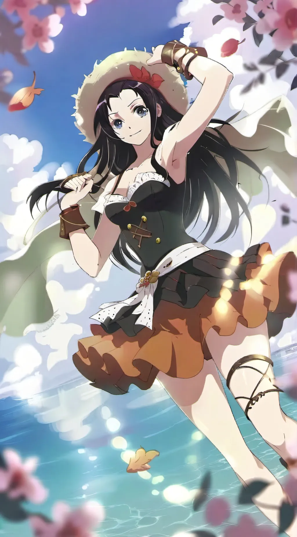 ai character: one piece background