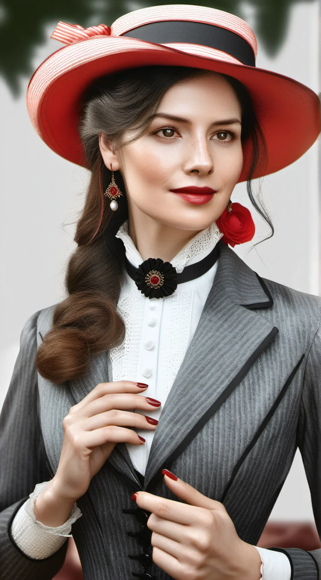 ai character: dukess  Angelina  background