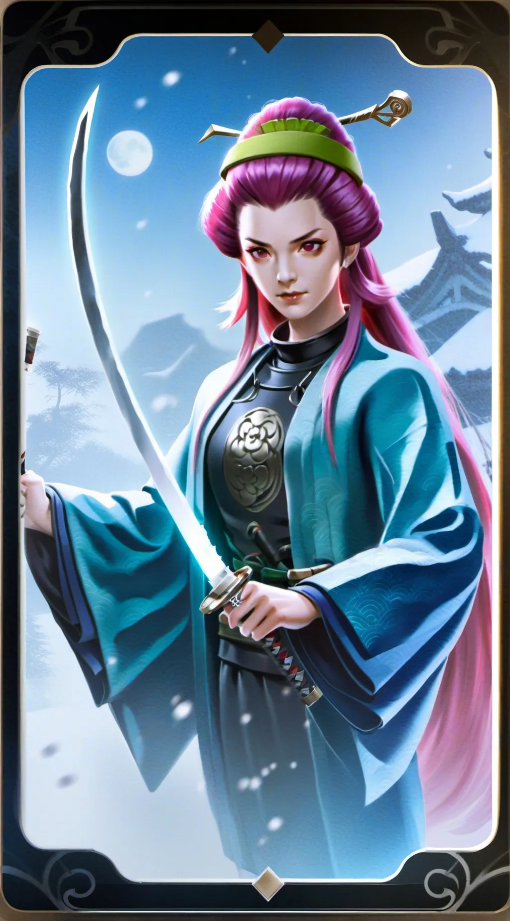 ai character: demon slayer background