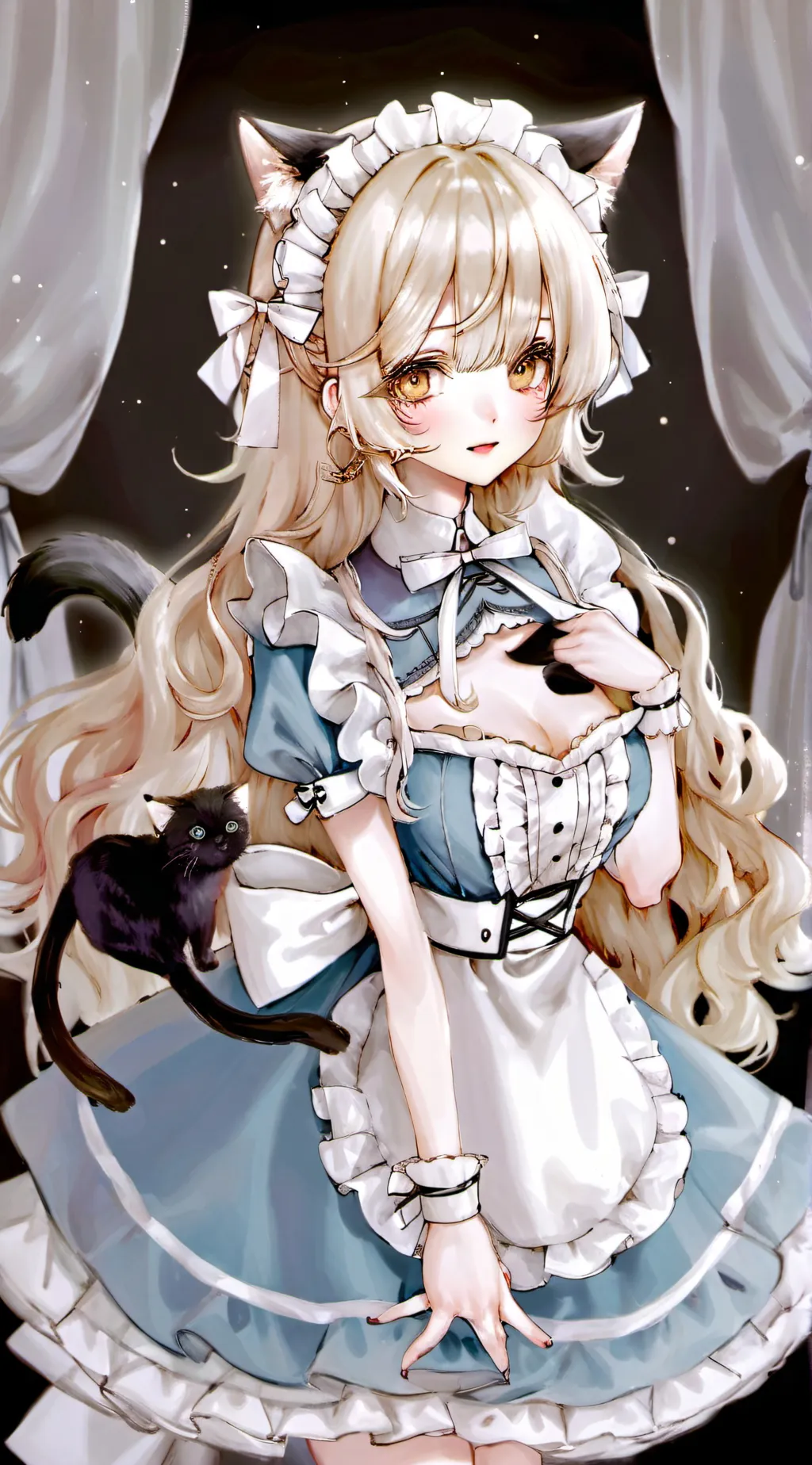ai character: Neko background