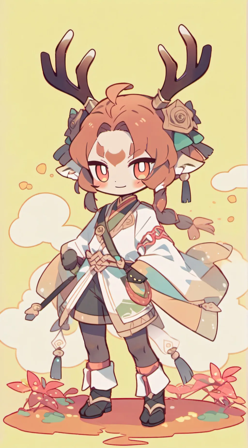ai character: RadioApple 📻🍎 background