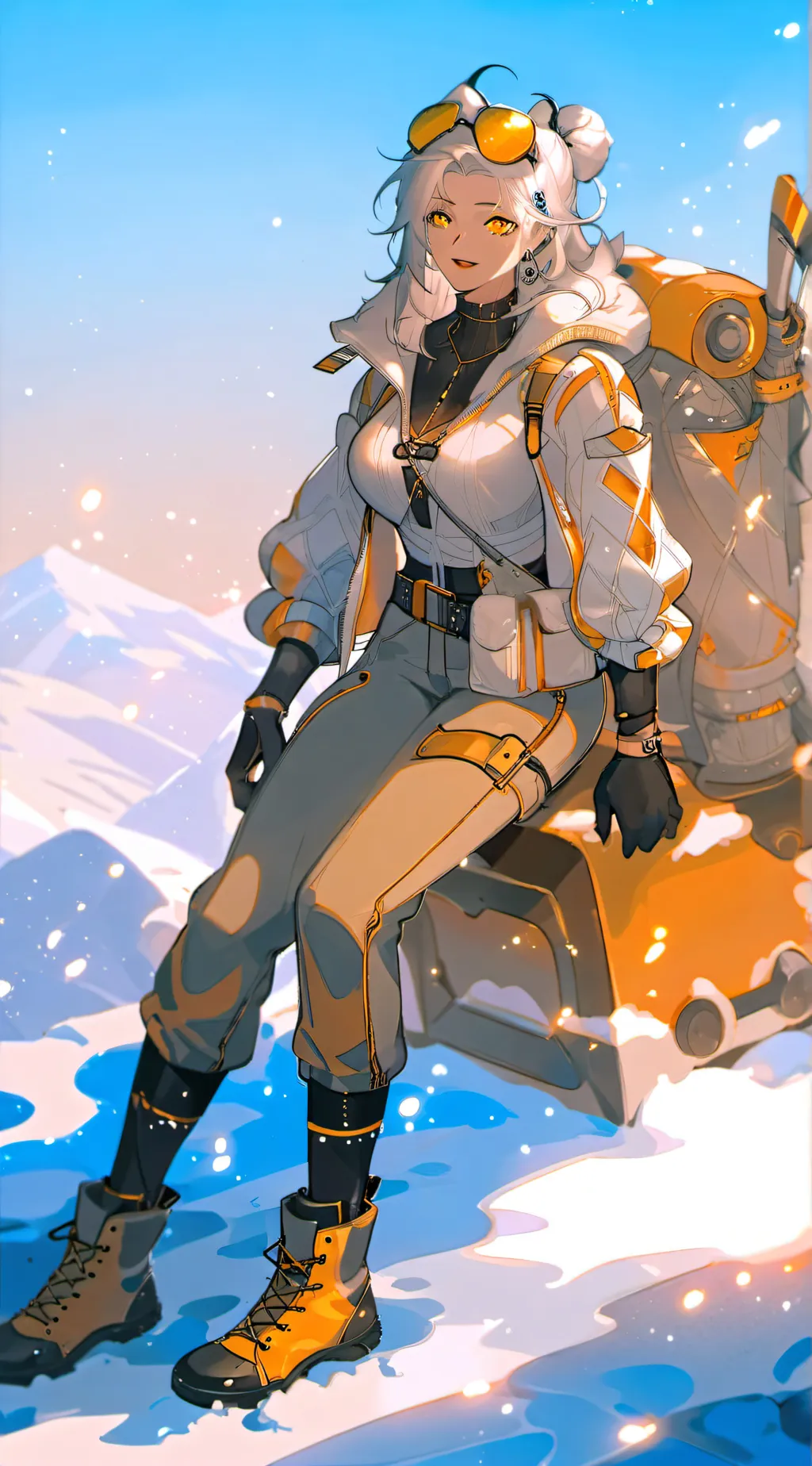 ai character: mission Arctic background