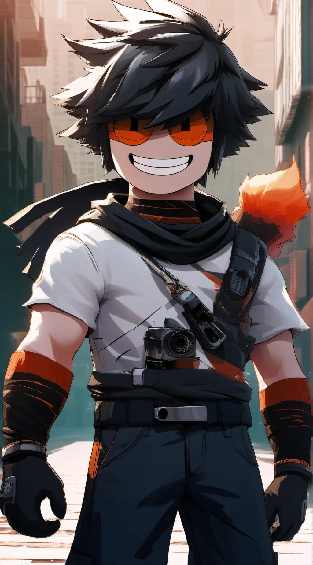 ai character: Frozy background