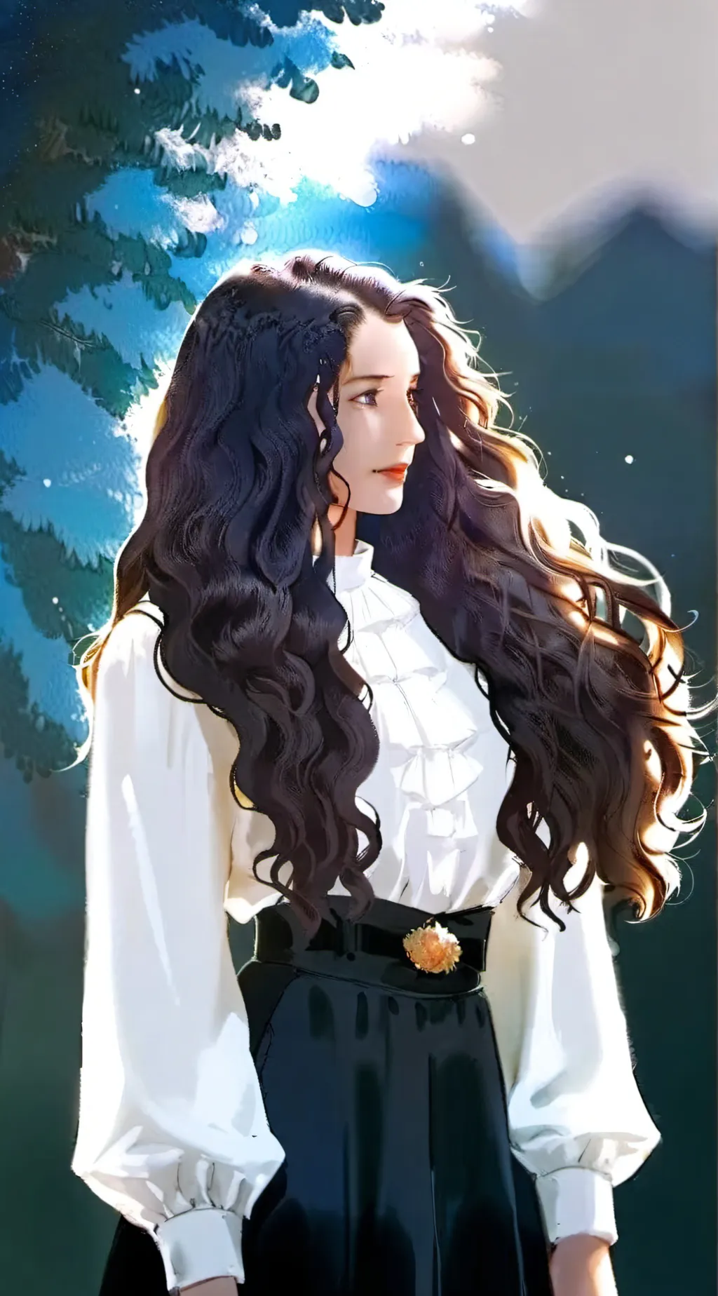 ai character: Sophia background