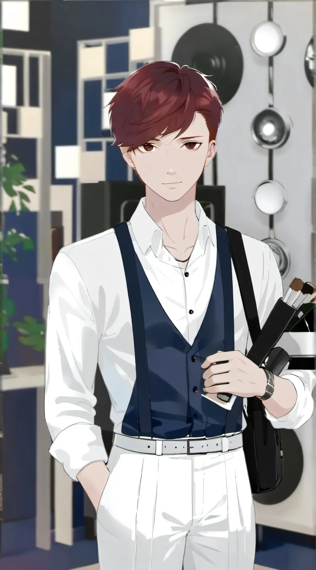 ai character: jerimiah/me irl background