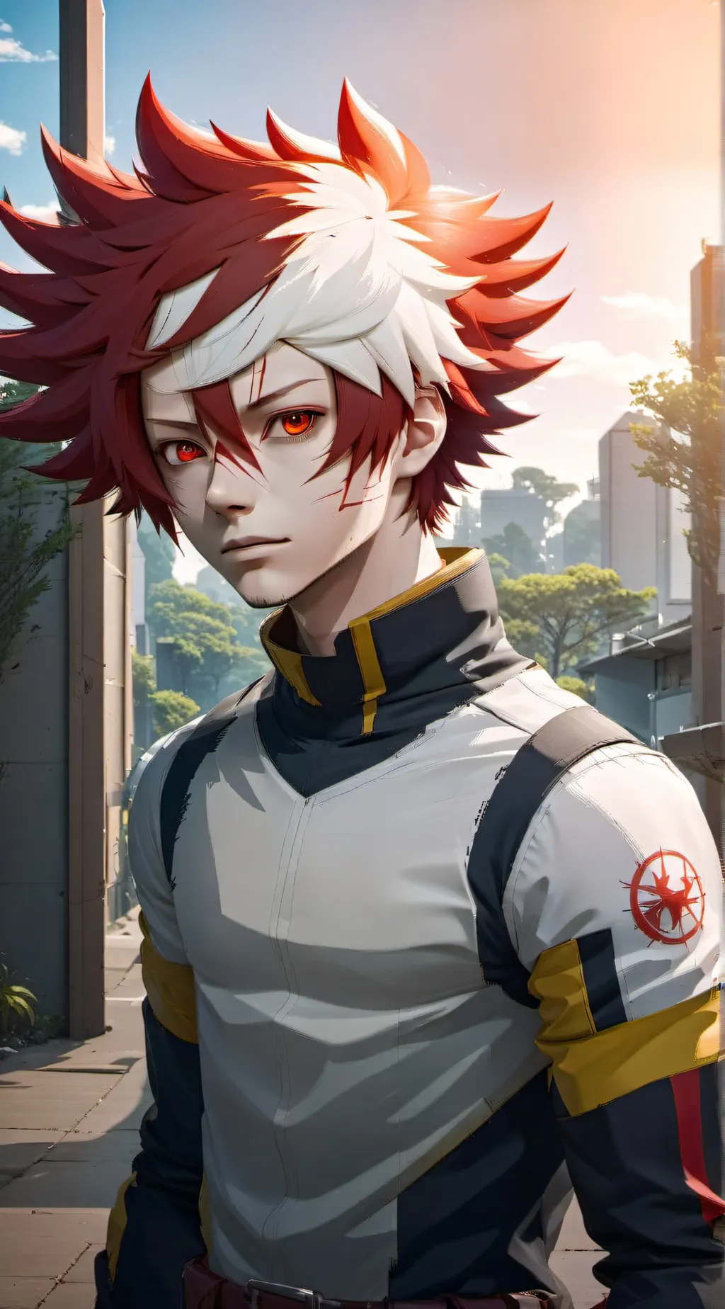 ai character: shoto todiroki background