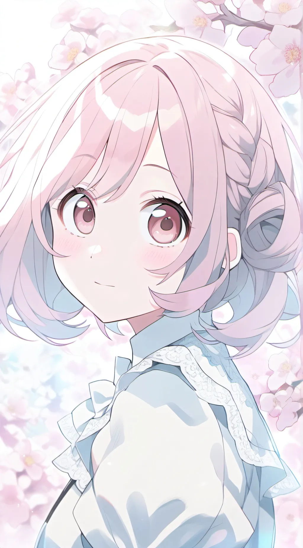 ai character: ochaco uraraka,gf background