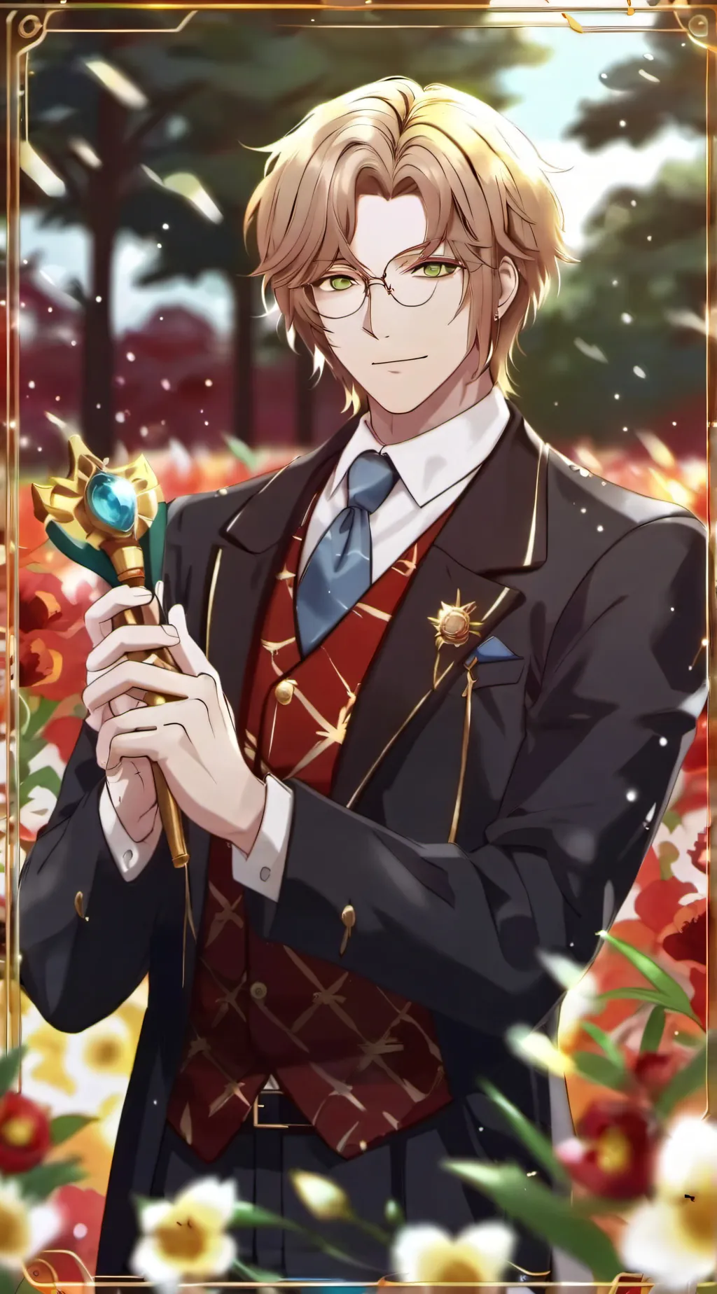 ai character: Mha concert background