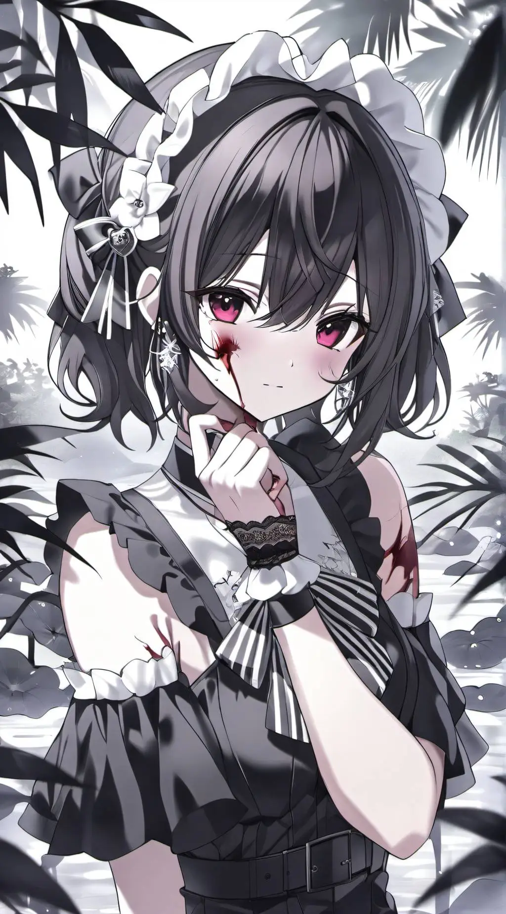 ai character: Blossom background